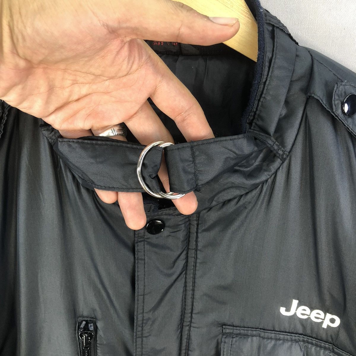 Vintage Vintage 80’s Upstream Racing Division Jeep Bomber Jacket Size US L / EU 52-54 / 3 - 13 Thumbnail