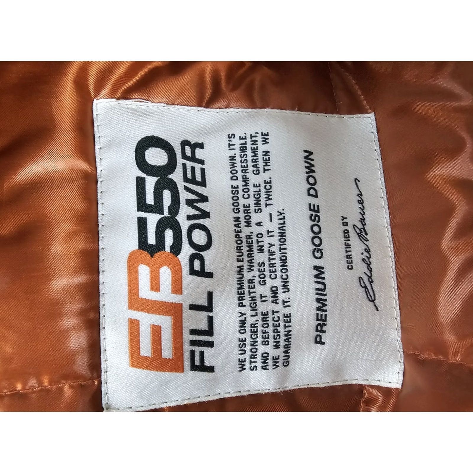 Eddie Bauer Eddie Bauer EB 550 Lightweight Premium Goose Down Insulated Puffer Jacket Size S Gold Mens Jacket Size US S / EU 44-46 / 1 - 7 Thumbnail