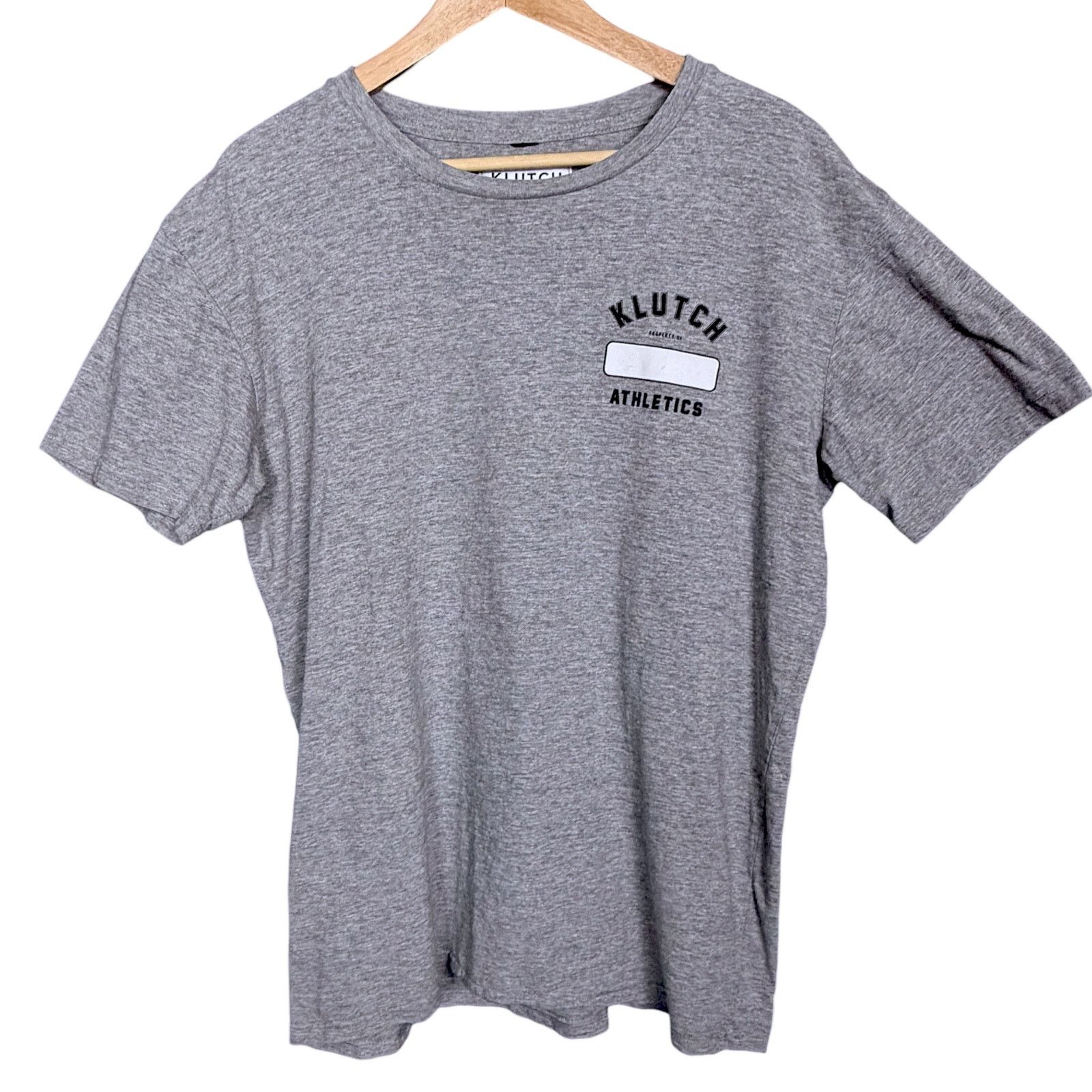Other Klutch Athletics Gym Glass Style Gray Men's T-Shirt Size L Size US L / EU 52-54 / 3 - 5 Thumbnail