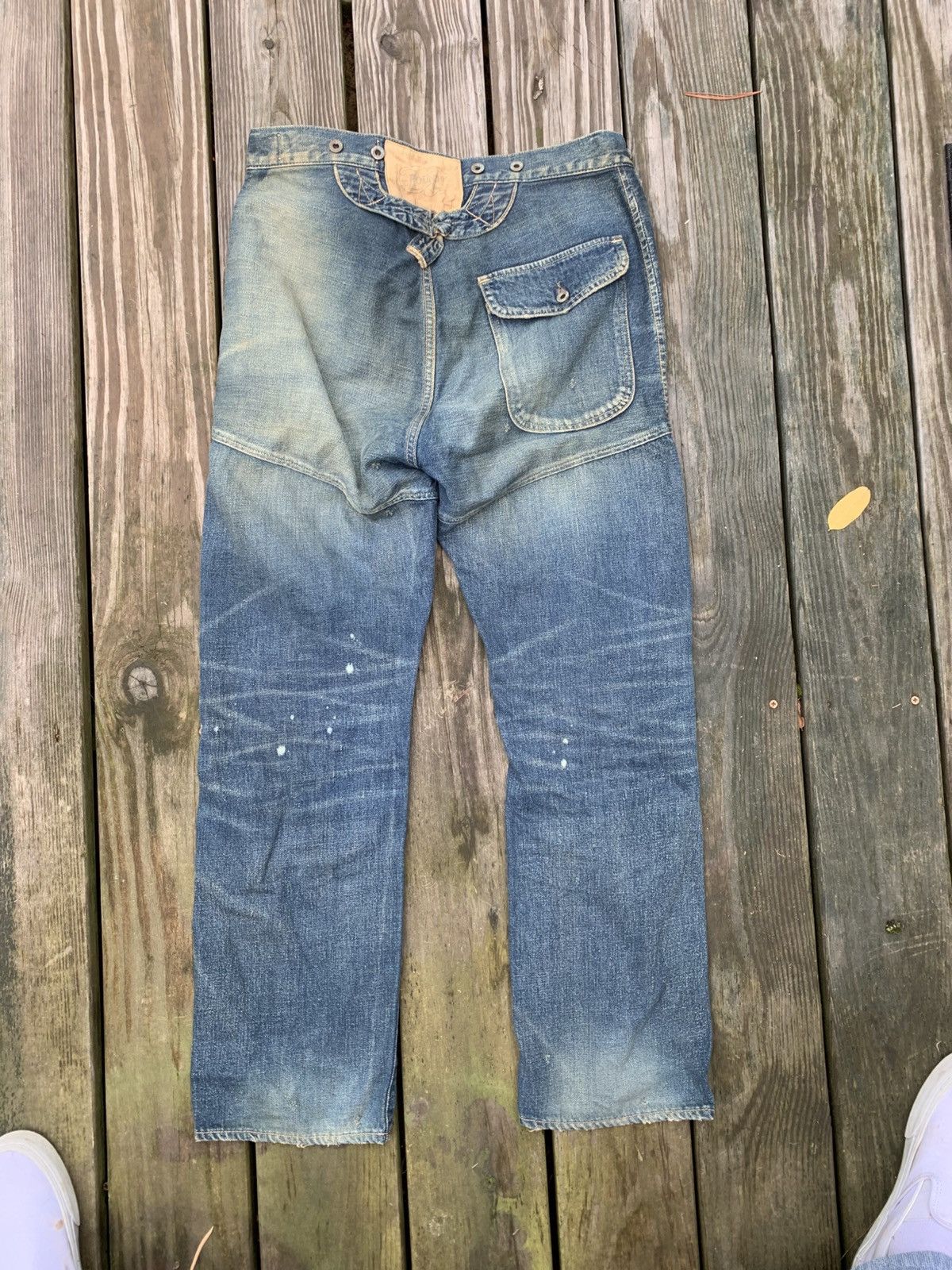 Kapital Kountry Kapital Kountry Miner Jeans with Suspenders Size US 30 / EU 46 - 2 Thumbnail