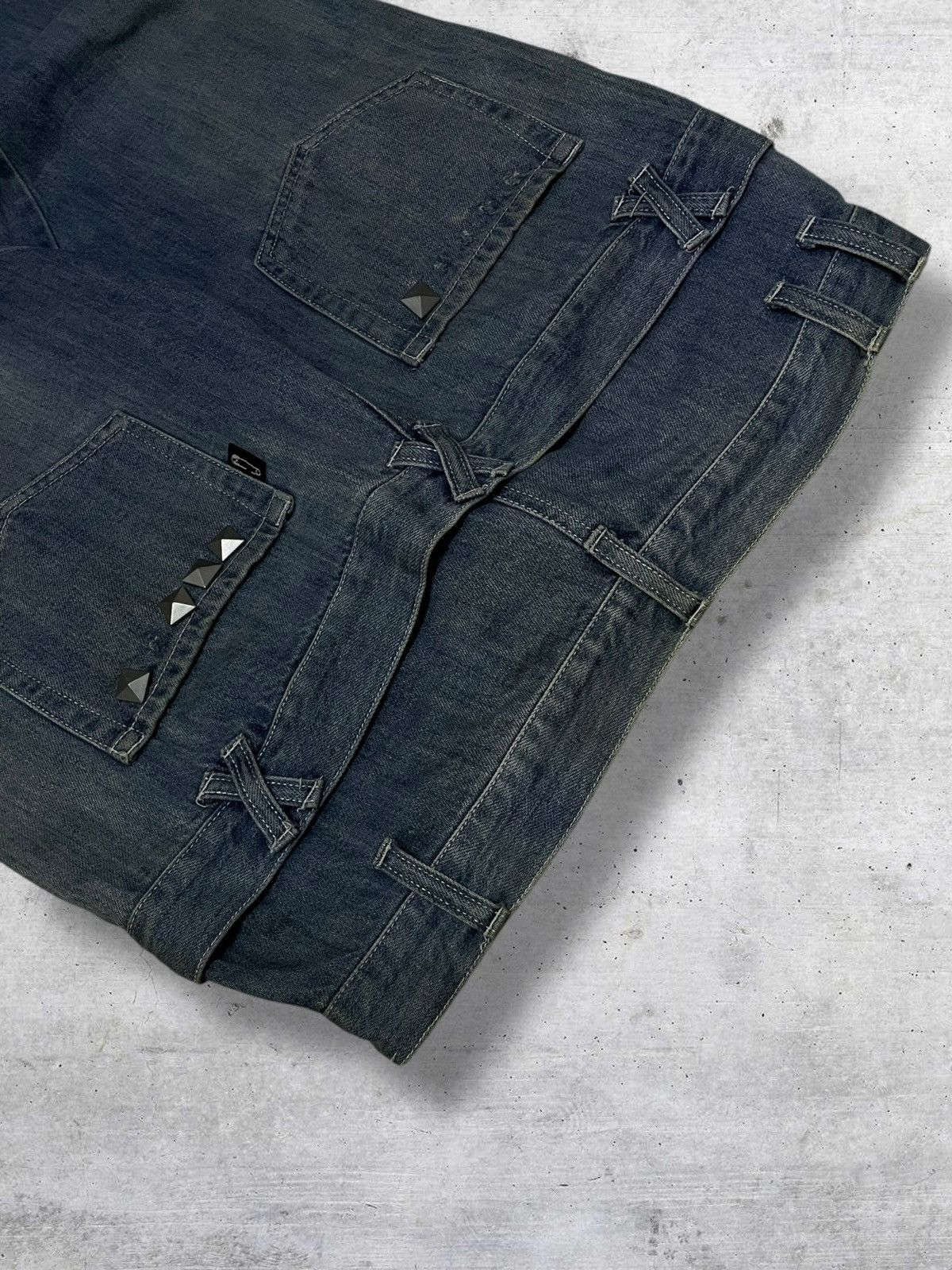 Beauty Beast VINTAGE SPIKE DENIM HELLCAT PUNKS NOT DEAD JAPAN 90S DENIM Size US 32 / EU 48 - 12 Thumbnail