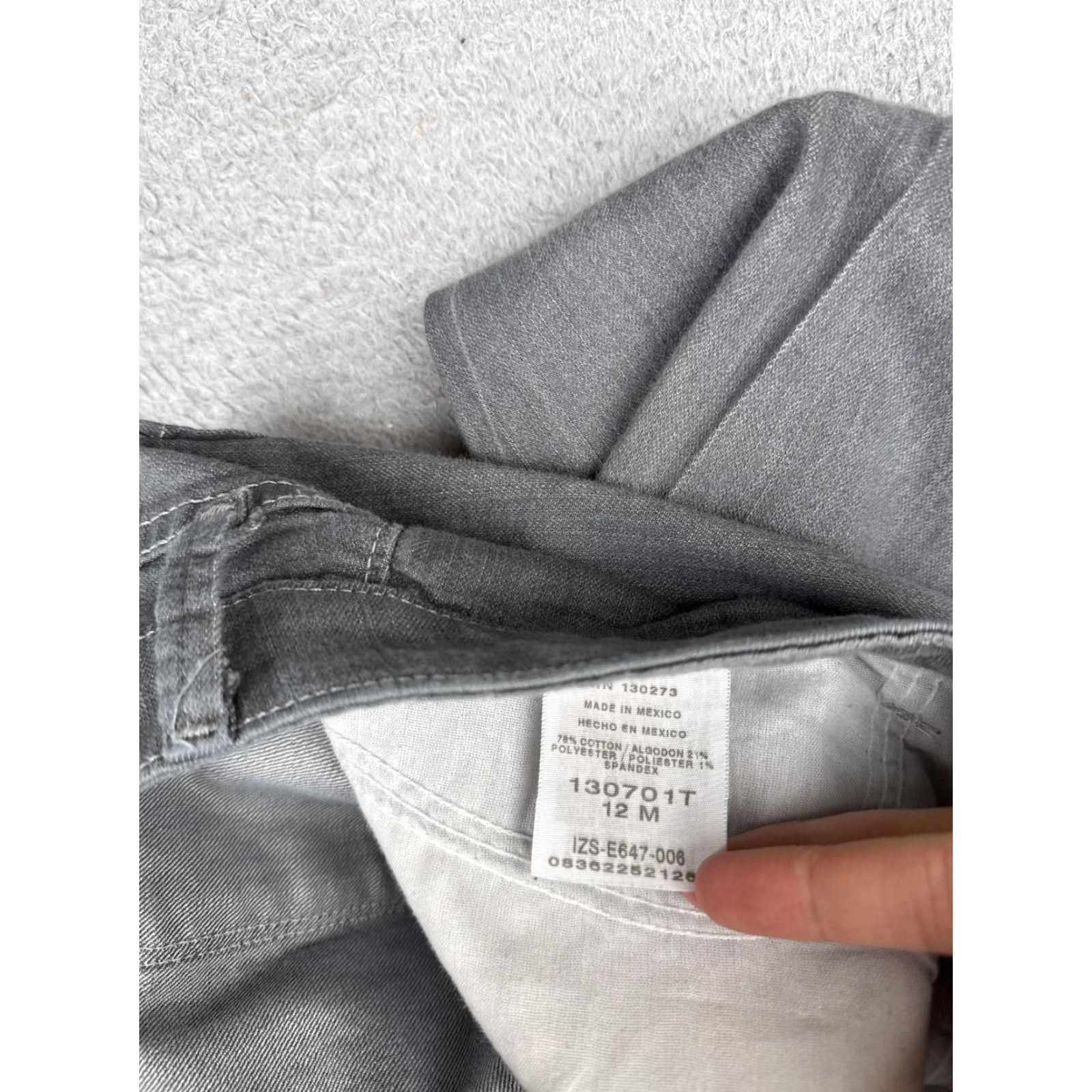 Lee Riders by Lee Bootcut Jeans Womens 12 Gray Medium Wash Mid Rise Stretch 32x30 Size 34" / US 12 / IT 48 - 7 Thumbnail