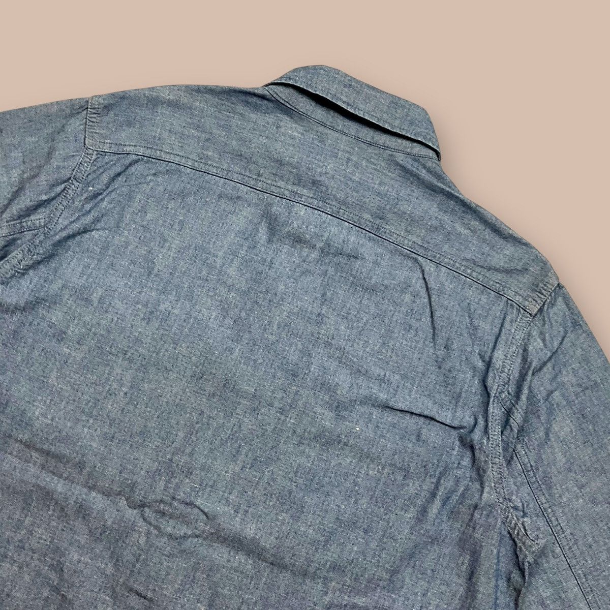 Bape Bape Chambray 2 Pockets L/S Button up Shirt Size US XL / EU 56 / 4 - 14 Thumbnail