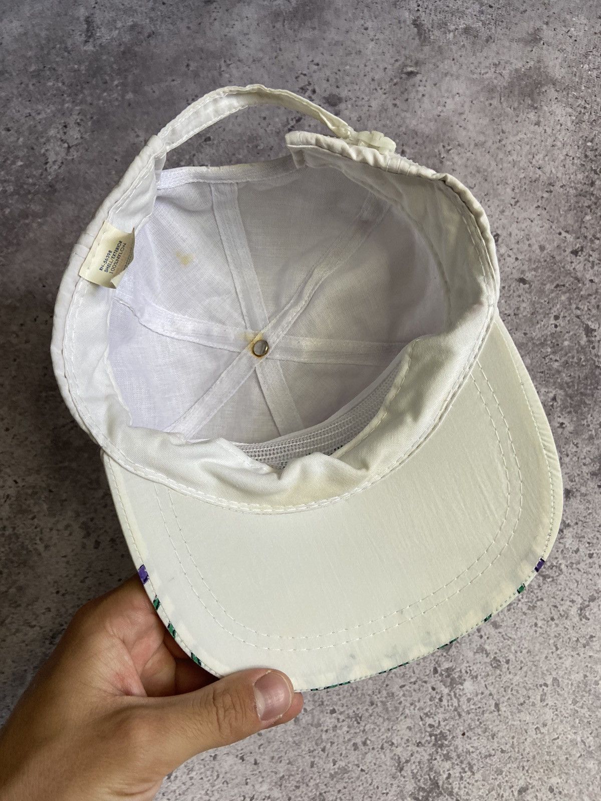 Vintage Vintage Embroidered Wimbledon 'The Championships' Cap Size ONE SIZE - 6 Thumbnail