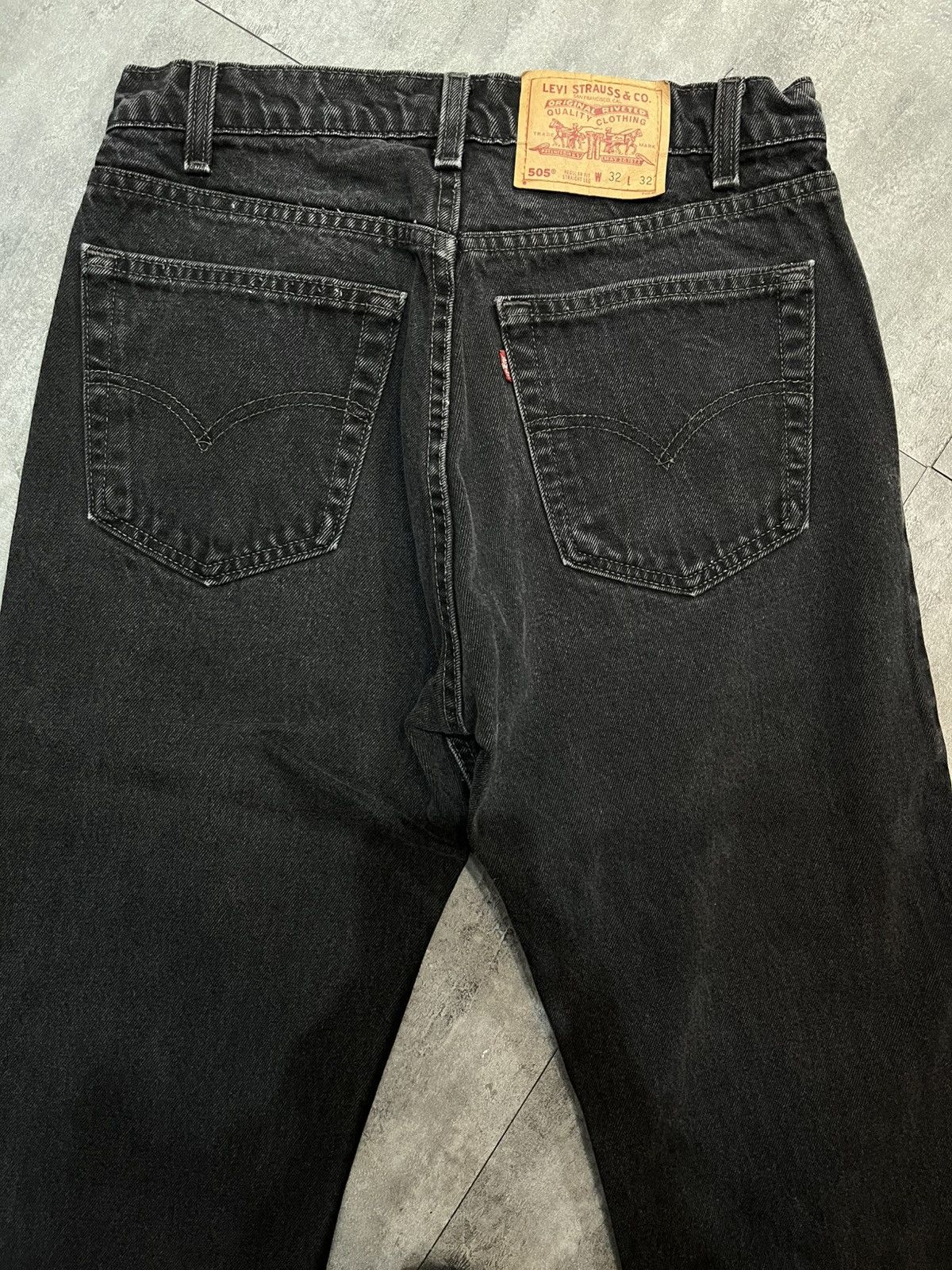 Levi’s 505 black denim