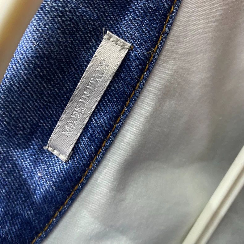Dior Dior Embossed logo denim jacket 2502-Nextarrow Size US S / EU 44-46 / 1 - 5 Thumbnail