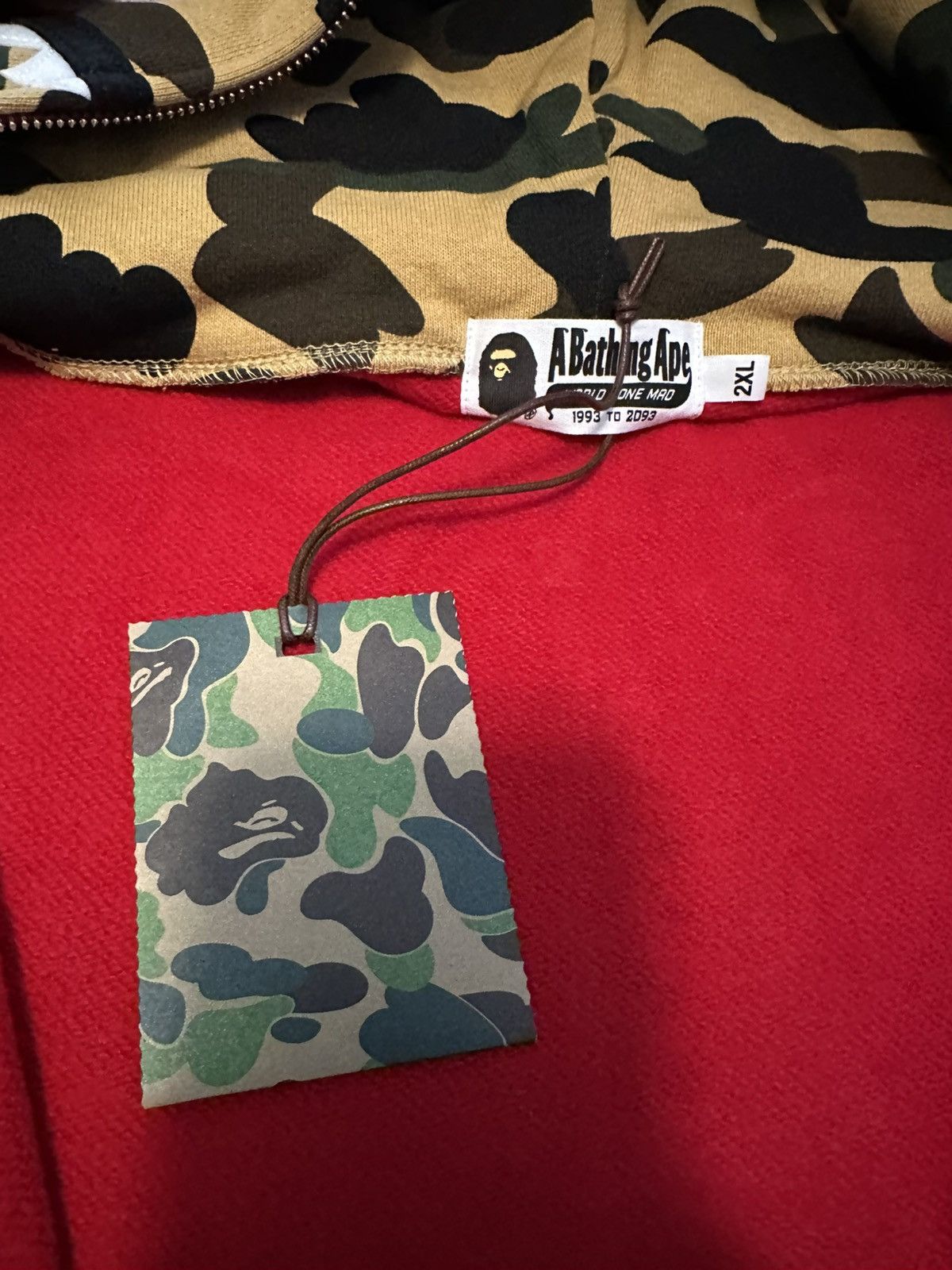 Bape BAPE shark full zip double hoodie Size US XXL / EU 58 / 5 - 4 Thumbnail