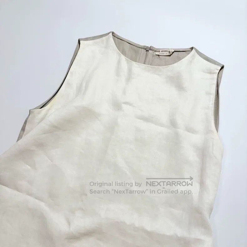 Hermes Hermes Linen dress Size S / US 4 / IT 40 - 2 Thumbnail