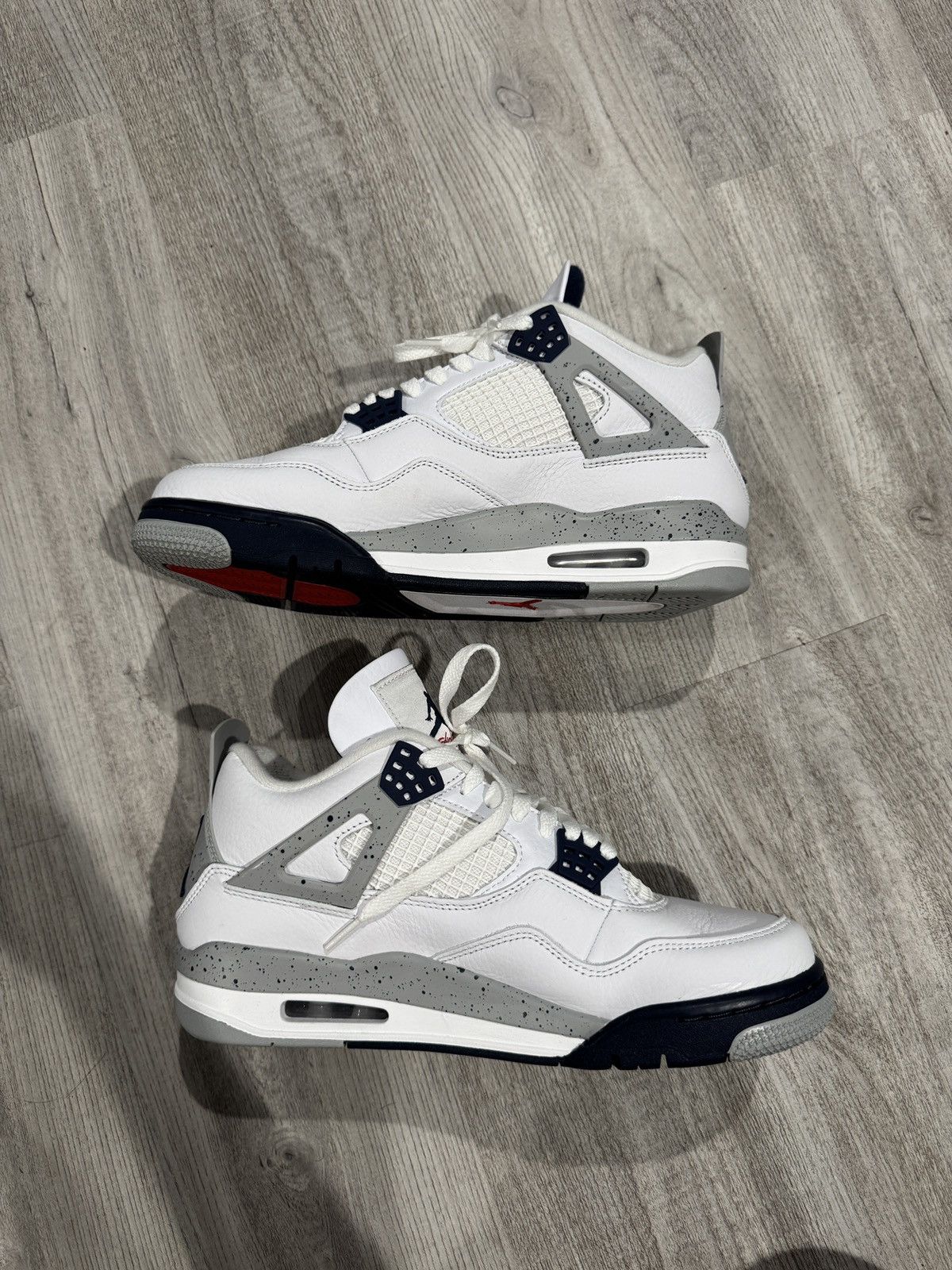 Jordan Brand Air Jordan 4 Retro “Midnight Navy” Size US 9.5 / EU 42-43 - 2 Thumbnail