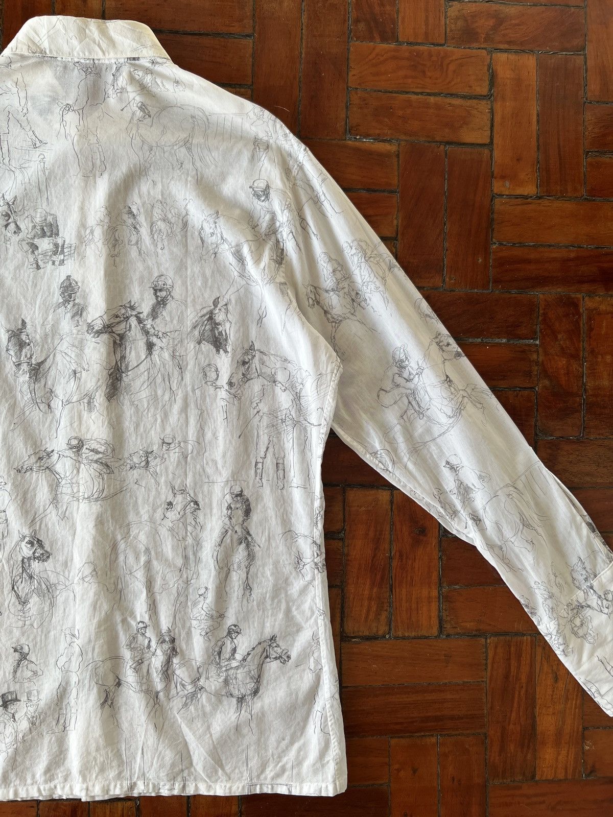 Hermes Hermes cotton voile shirt Size US S / EU 44-46 / 1 - 7 Thumbnail
