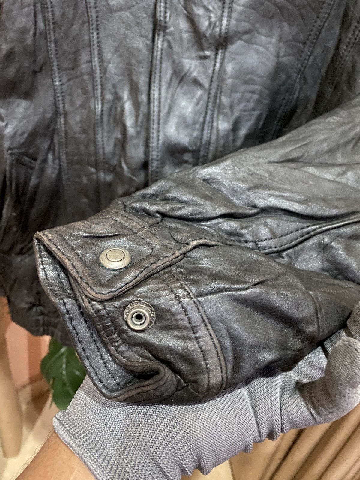 Other Mr. GracEray Classic Black Leather Jacket - Vintage Men’s Size US M / EU 48-50 / 2 - 5 Thumbnail