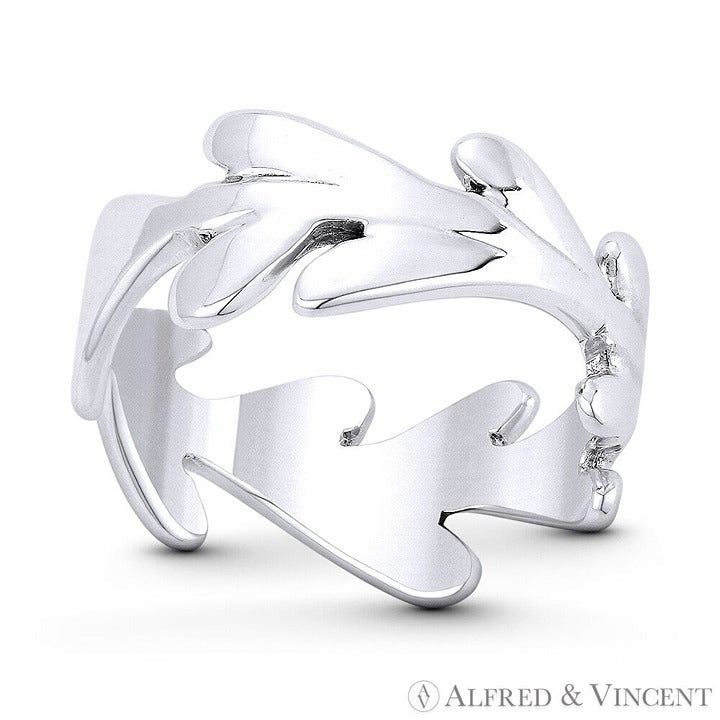 Other Olive Branch & Leaf Charm Peace, Victory, & Friendship Ring Size ONE SIZE - 1 Preview