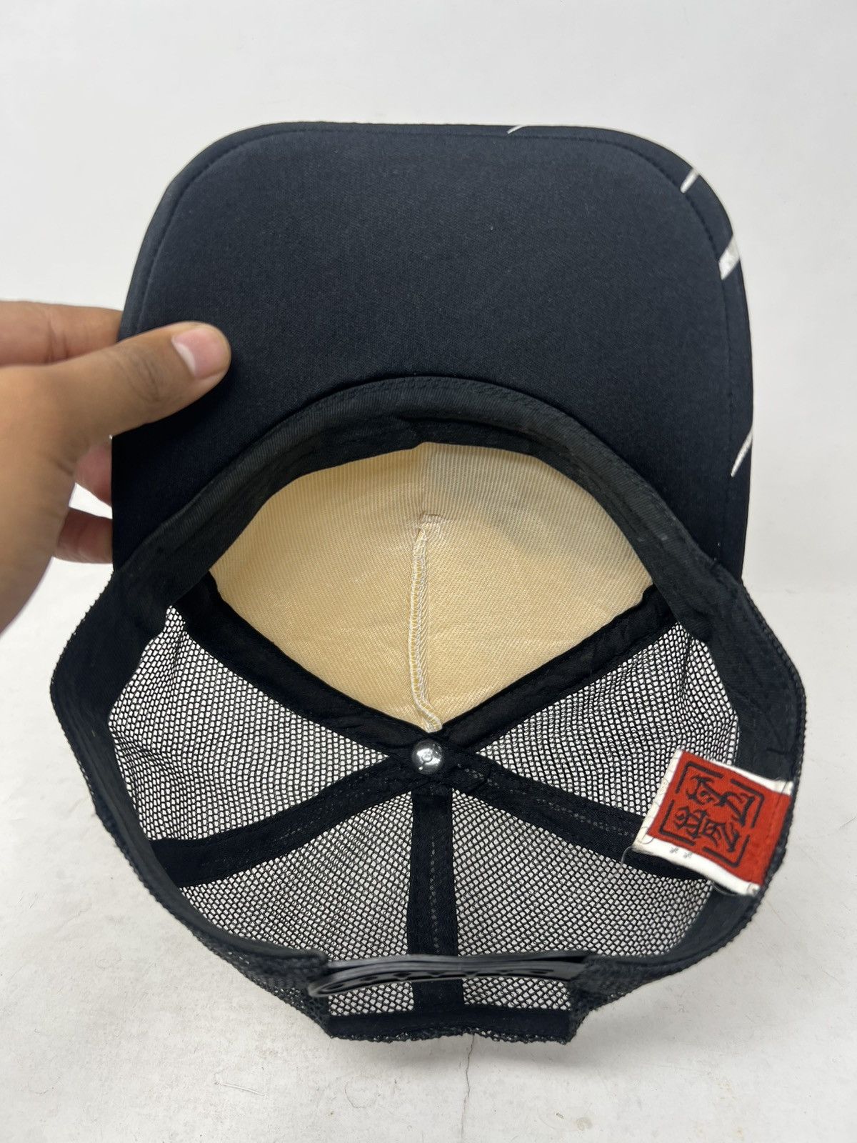 Japanese Brand Ongo Flower Knot Trucker Hat Size ONE SIZE - 7 Thumbnail