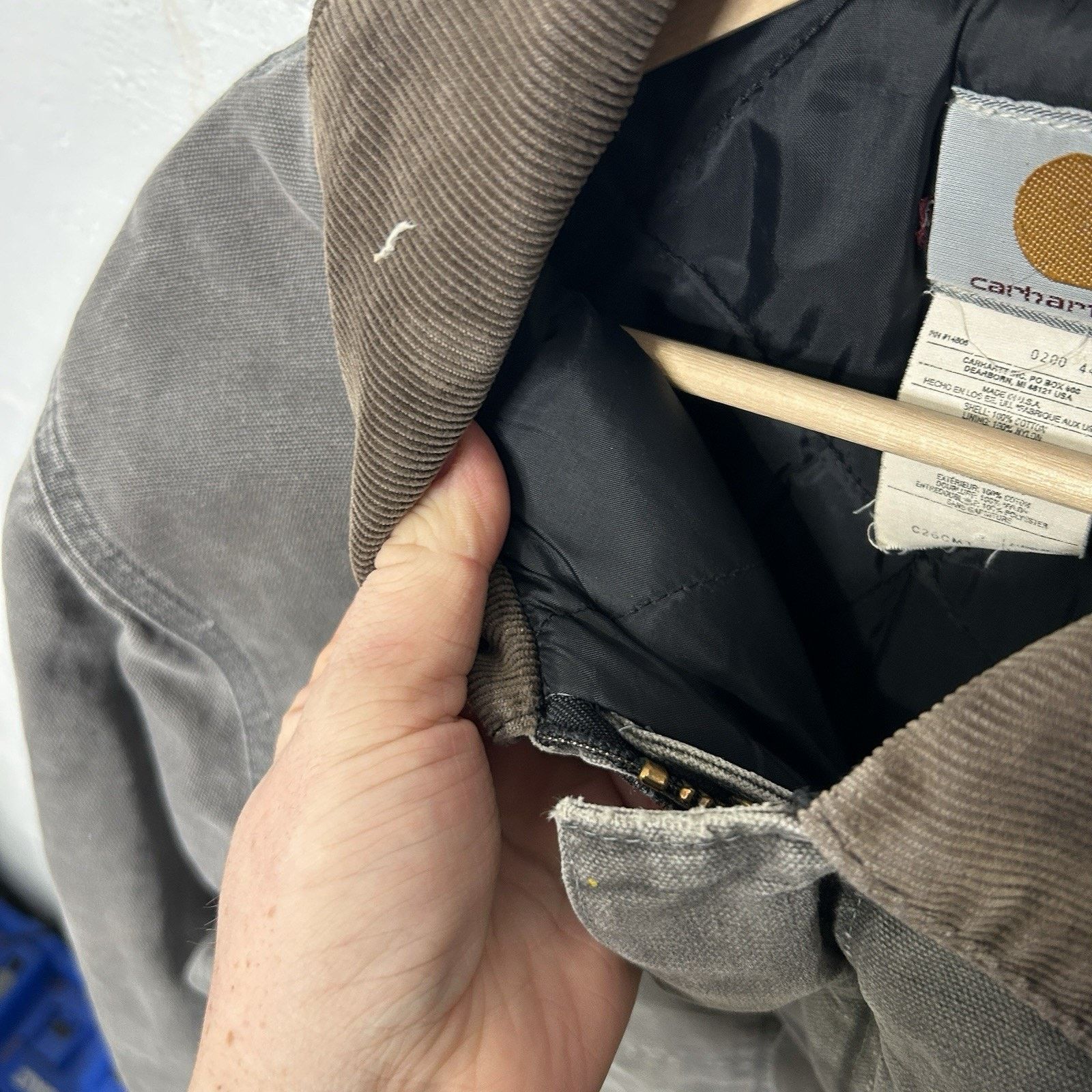 Carhartt Vintage Carhartt Quilted Arctic Jacket “Cement Grey” C26 CMT Size US XL / EU 56 / 4 - 15 Thumbnail