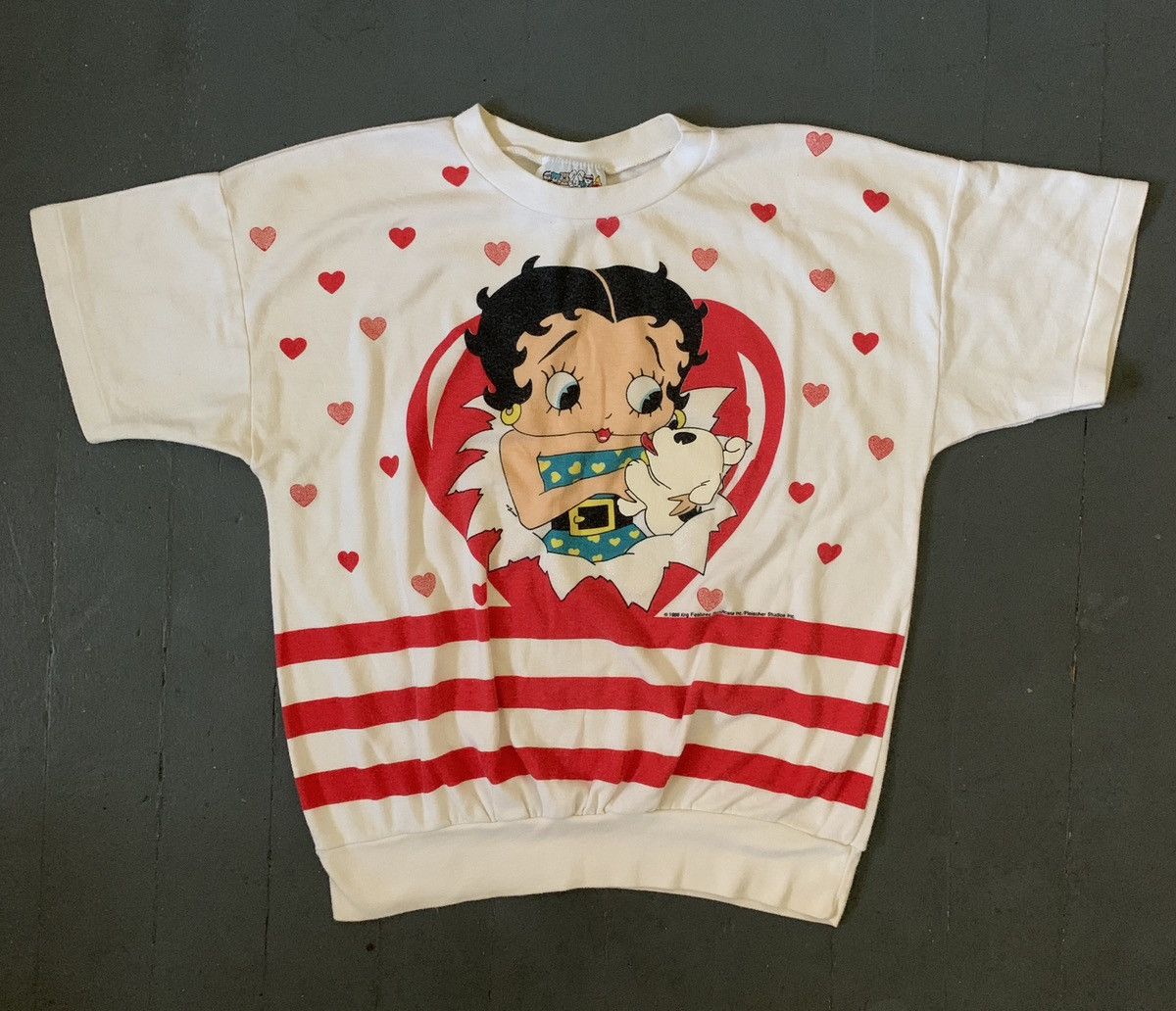 Vintage Vintage '88 Betty Boop Glittery SingleStitch shirt Mayfair M Size M / US 6-8 / IT 42-44 - 1 Thumbnail