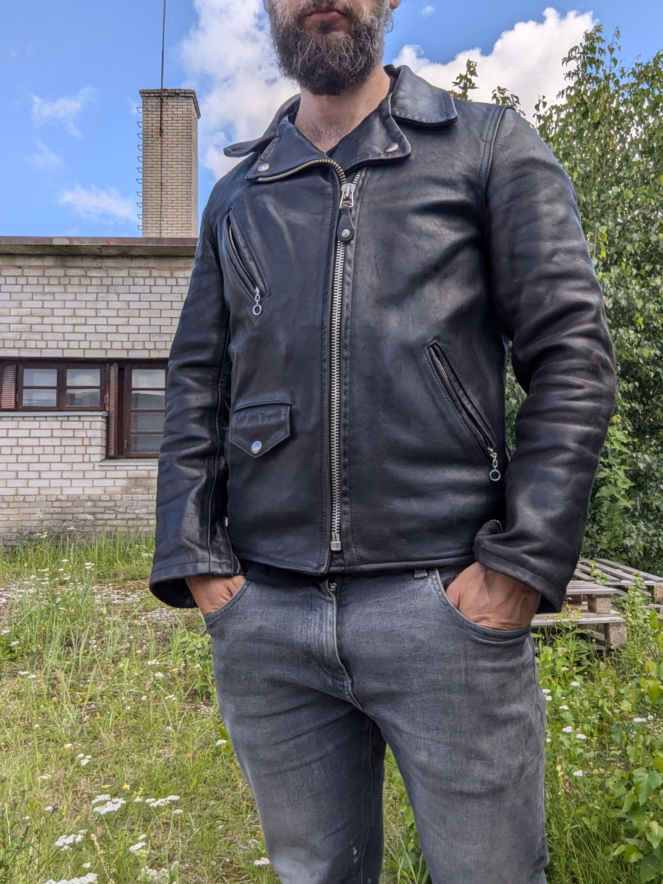 3sixteen × Schott 3sixteen Schott Horween Horsehide Perfecto 2020 Size US S / EU 44-46 / 1 - 3 Thumbnail