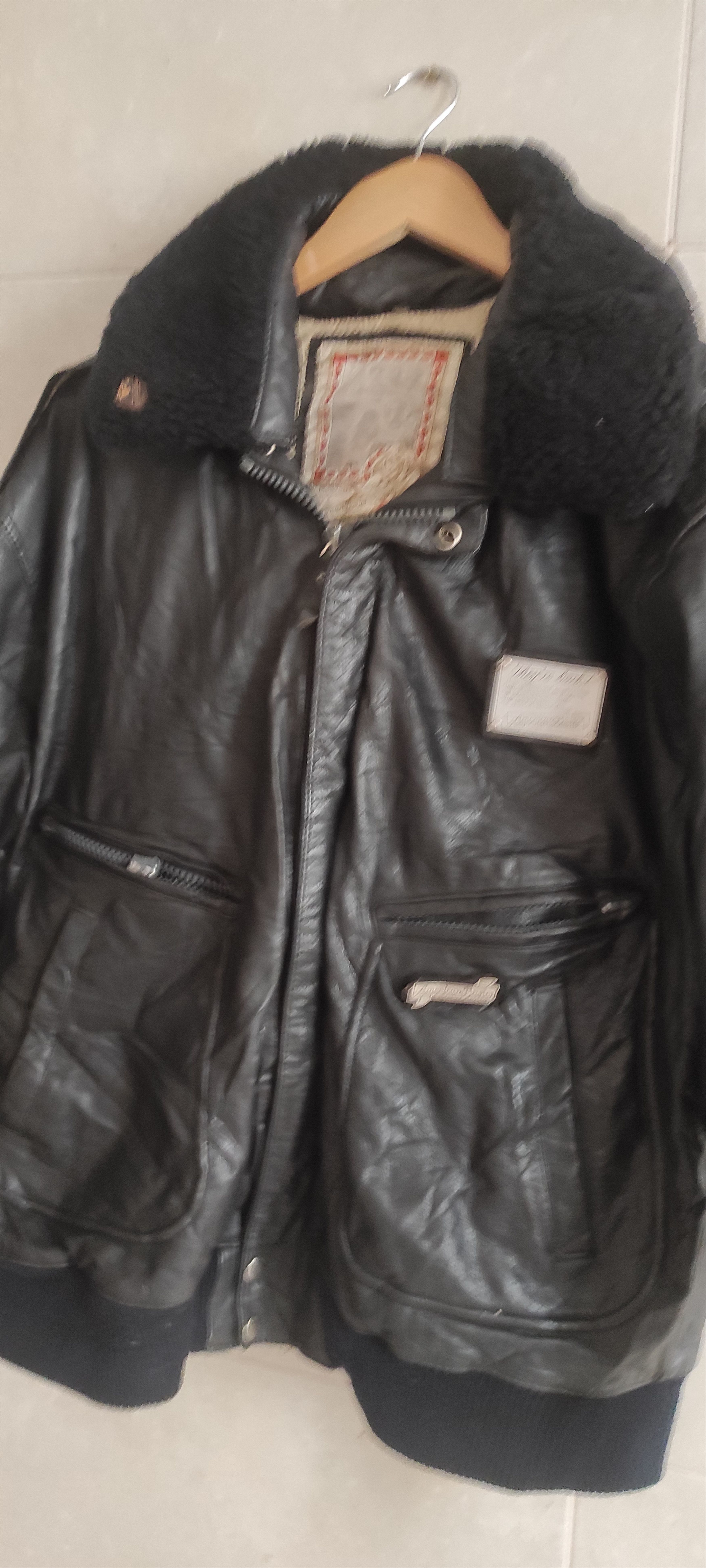 Other American Basics Genuine Leather US Force Aviator Jacket Size US L / EU 52-54 / 3 - 5 Thumbnail