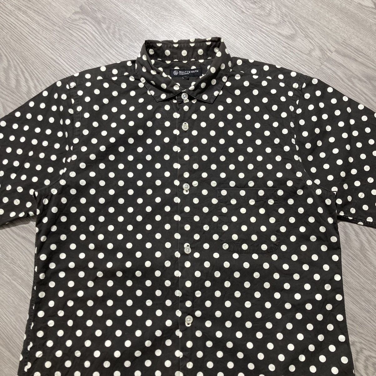 Issey Miyake 🇯🇵 2000s Beauty&Youth Poldakot Motif Button Up Shirt Designer Size US M / EU 48-50 / 2 - 2 Thumbnail
