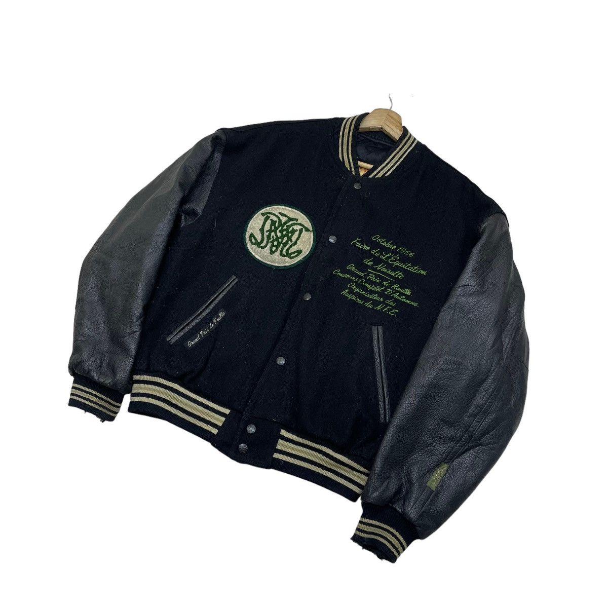 PPFM 🔥Vintage Peyton Place For Men GranprixVarsity Letterman Size US M / EU 48-50 / 2 - 2 Thumbnail