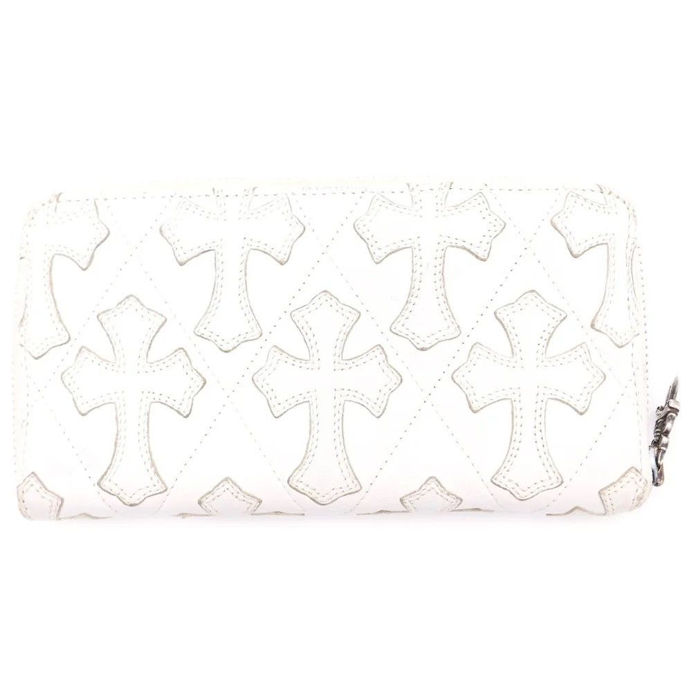 Chrome Hearts Chrome Hearts cemetery cross leather patch wallet Size ONE SIZE - 2 Thumbnail