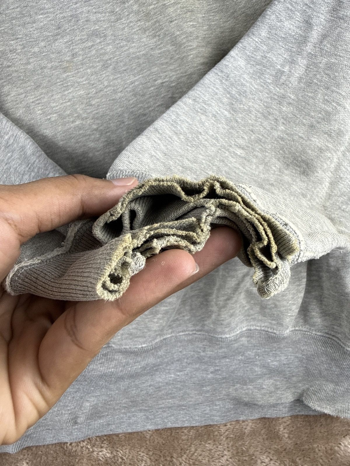 Polo Ralph Lauren Vtg Polo Sport Ralph Lauren Crew Distressed Style 90s Rare Size US M / EU 48-50 / 2 - 8 Thumbnail