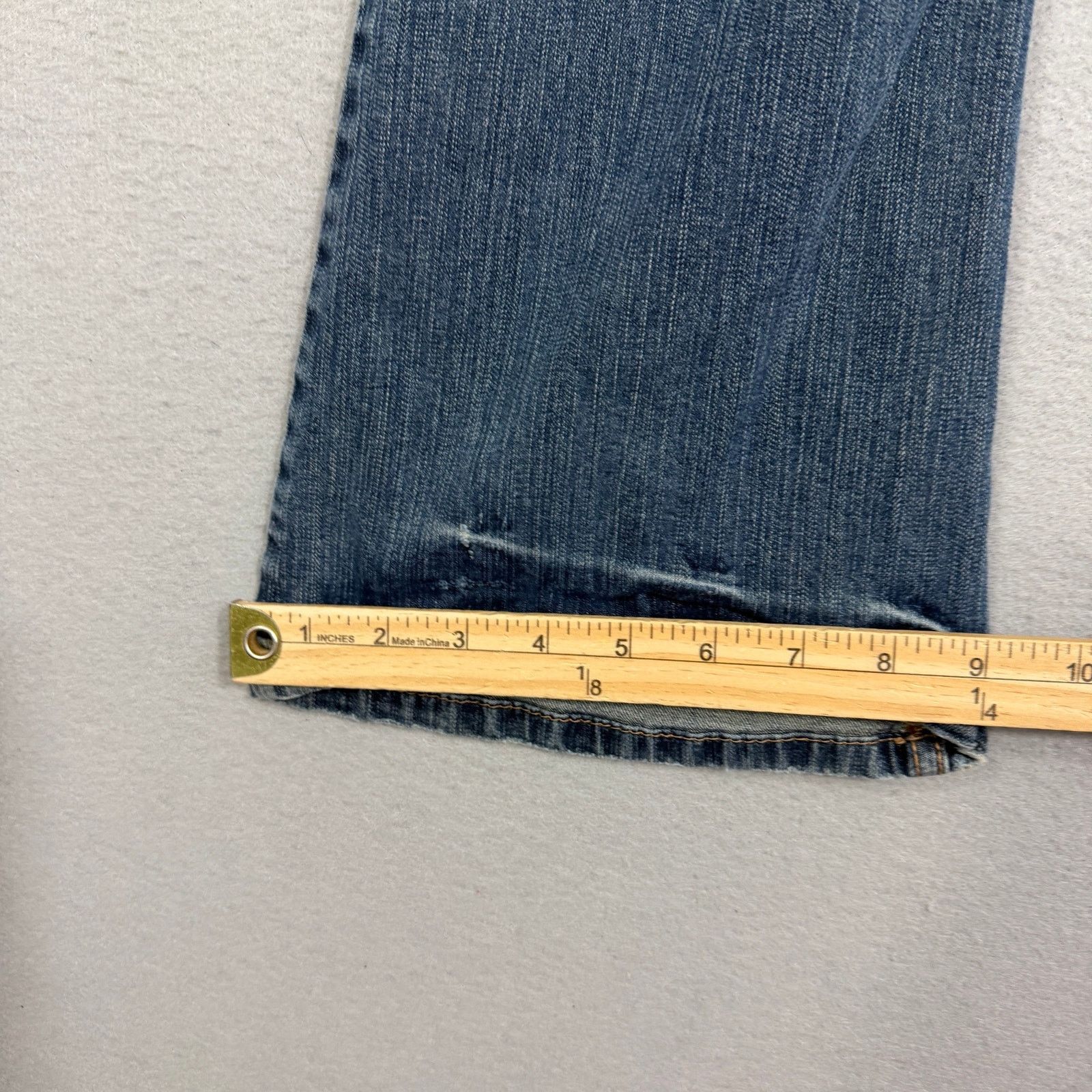 Vintage Vintage Glo Low Rise Flare Leg Jeans Juniors Size 1 (26x30) Size 26" / US 2 / IT 38 - 11 Thumbnail