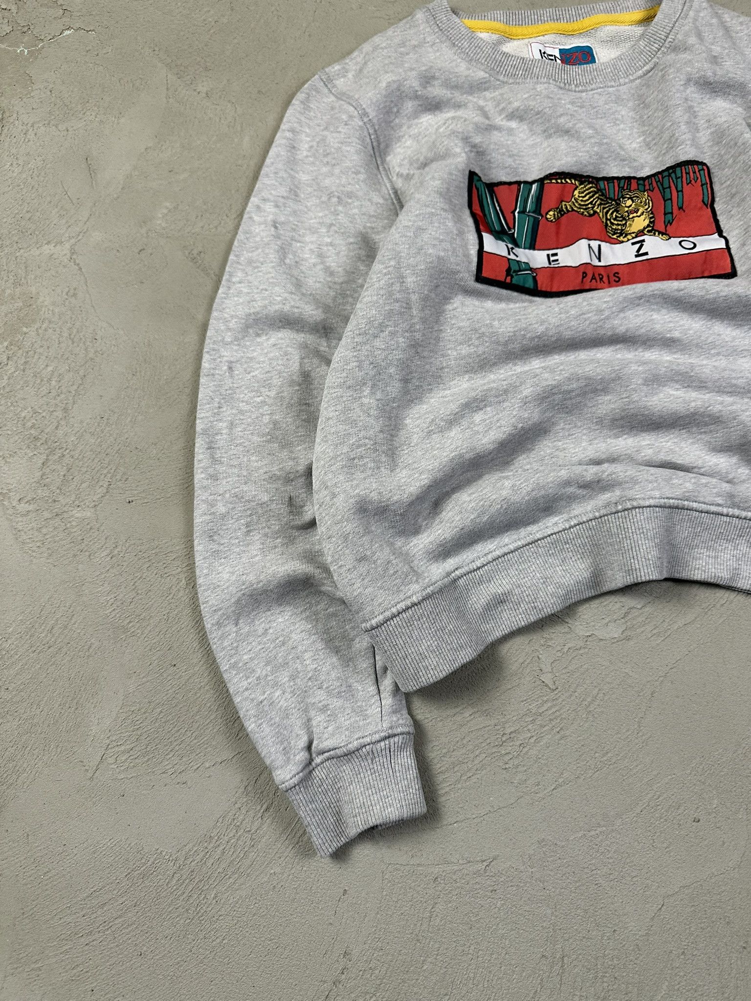 Designer × Kenzo × Vintage Vintage Kenzo Tiger Logo Spellout Boxy Crewneck Size XS / US 0-2 / IT 36-38 - 5 Thumbnail