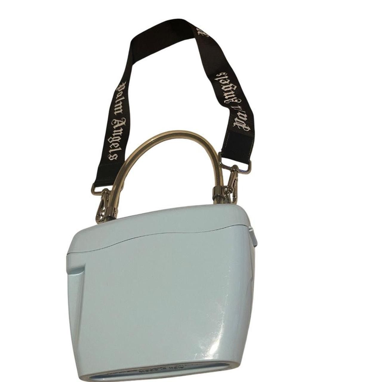 Palm Angels Palm Angels Logo Padlock Top Handle Crossbody Purse Size ONE SIZE - 2 Thumbnail