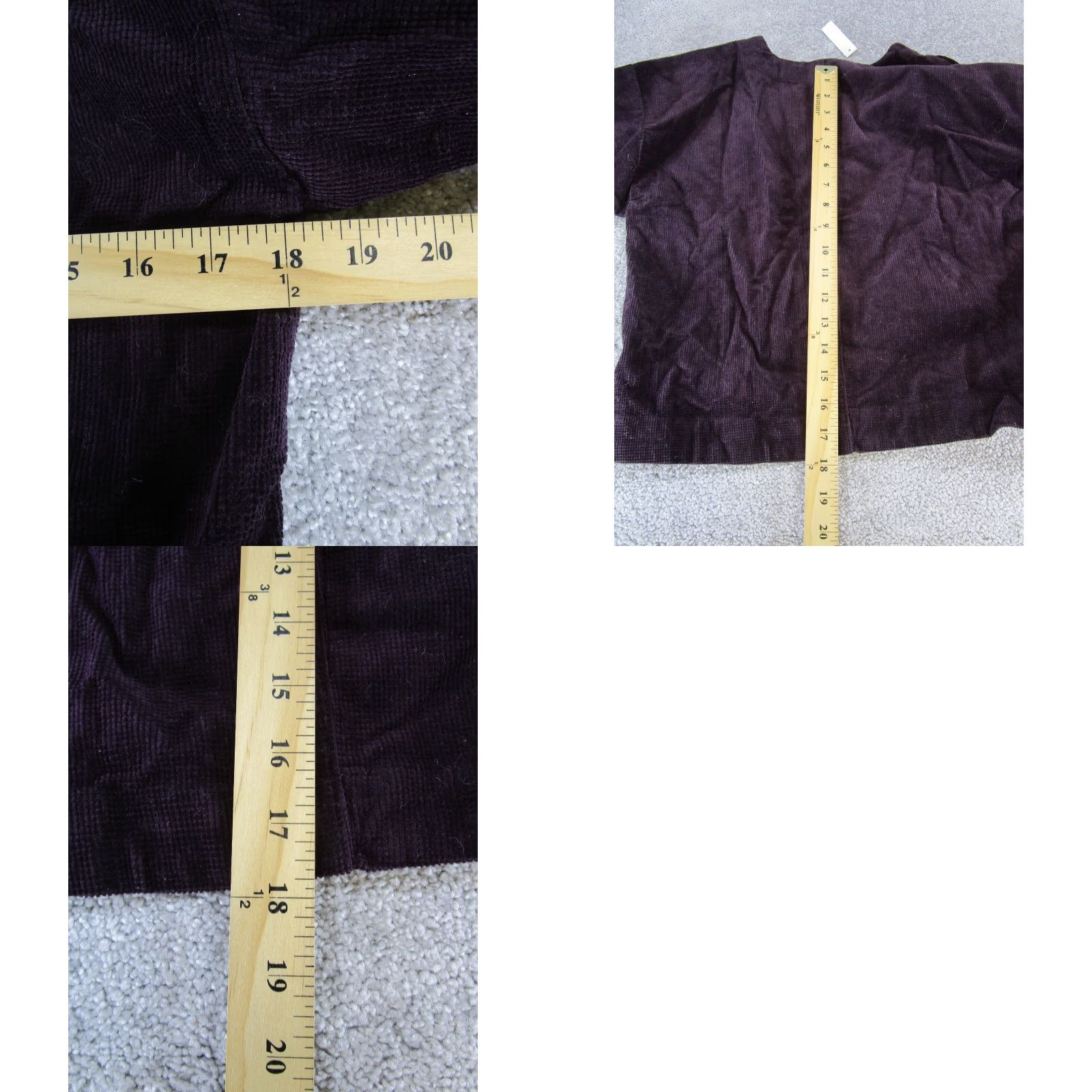 Madewell VINTAGE Madewell Shirt Womens XS Burgundy Cotton New Size XS / US 0-2 / IT 36-38 - 8 Thumbnail