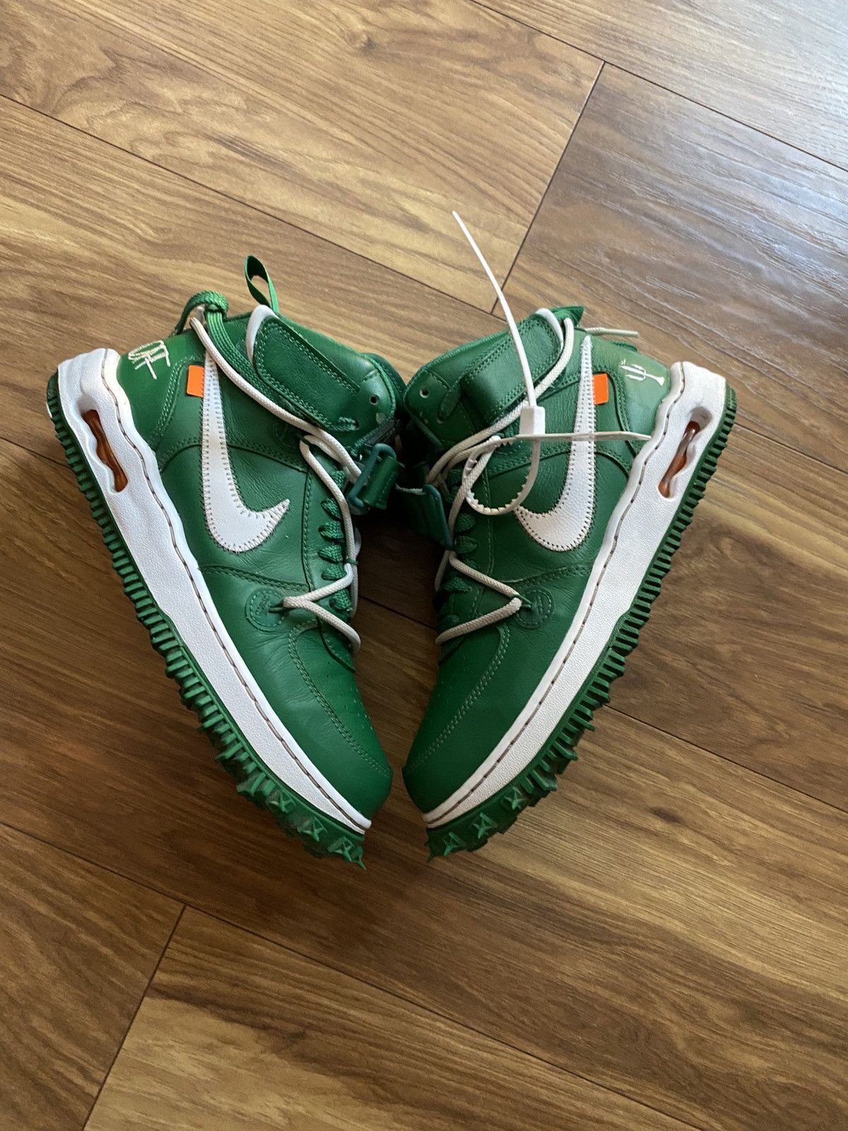 Nike × Off-White Nike x Off White Mid Air Force Pine Green Size US 8 / EU 41 - 3 Thumbnail