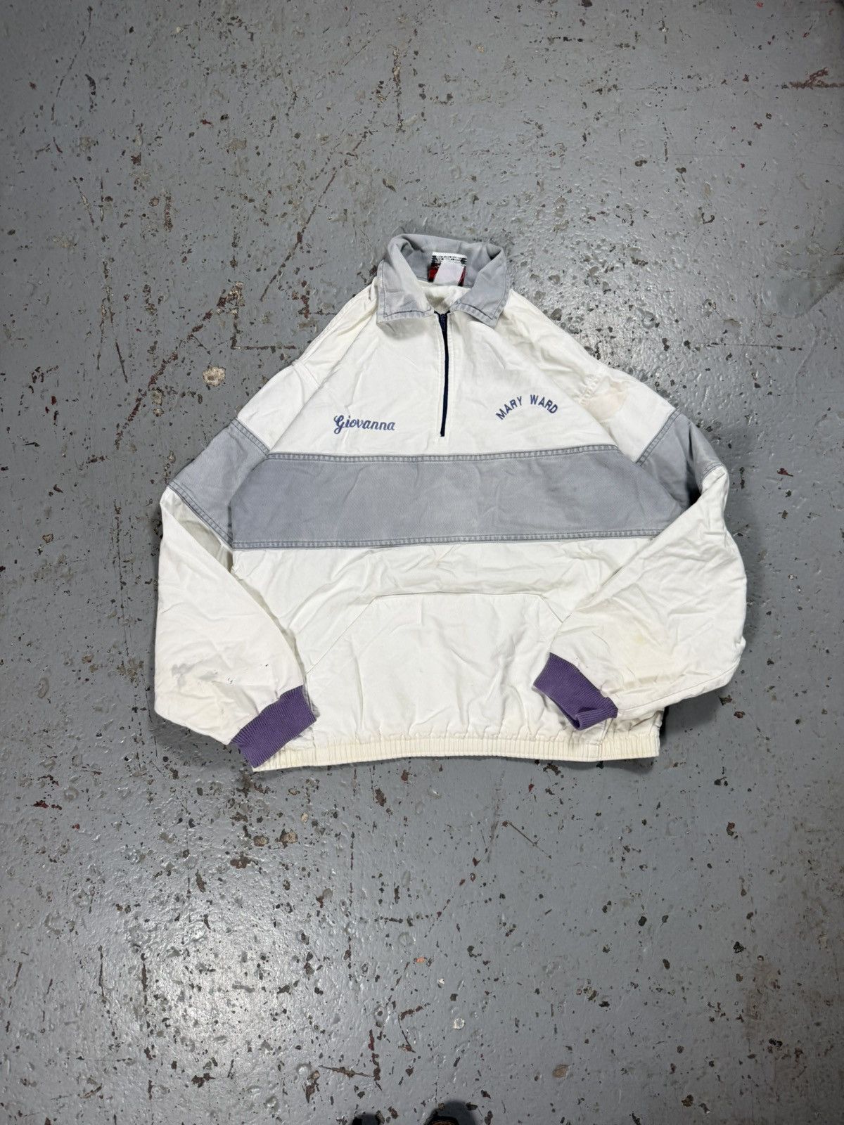 Other Vintage Basketball Pullover Jacket Quarterzip Size US M / EU 48-50 / 2 - 1 Thumbnail