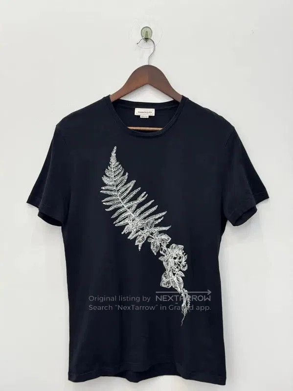 Alexander McQueen Alexander McQueen Men's Black Cotton T-Shirt . Size US M / EU 48-50 / 2 - 1 Thumbnail