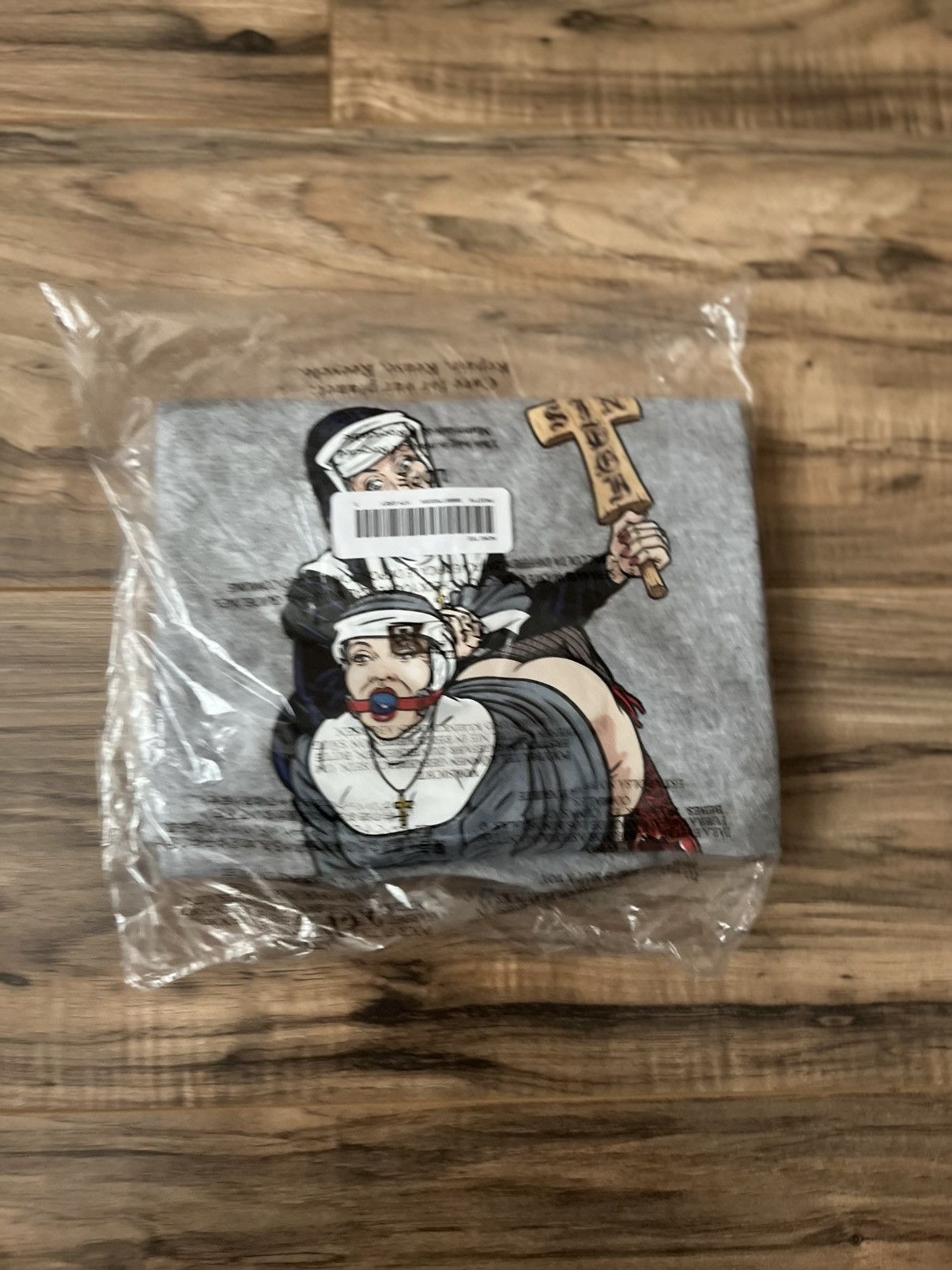 image of Supreme Nuns Tee in Heather Grey, Men's (Size Small)