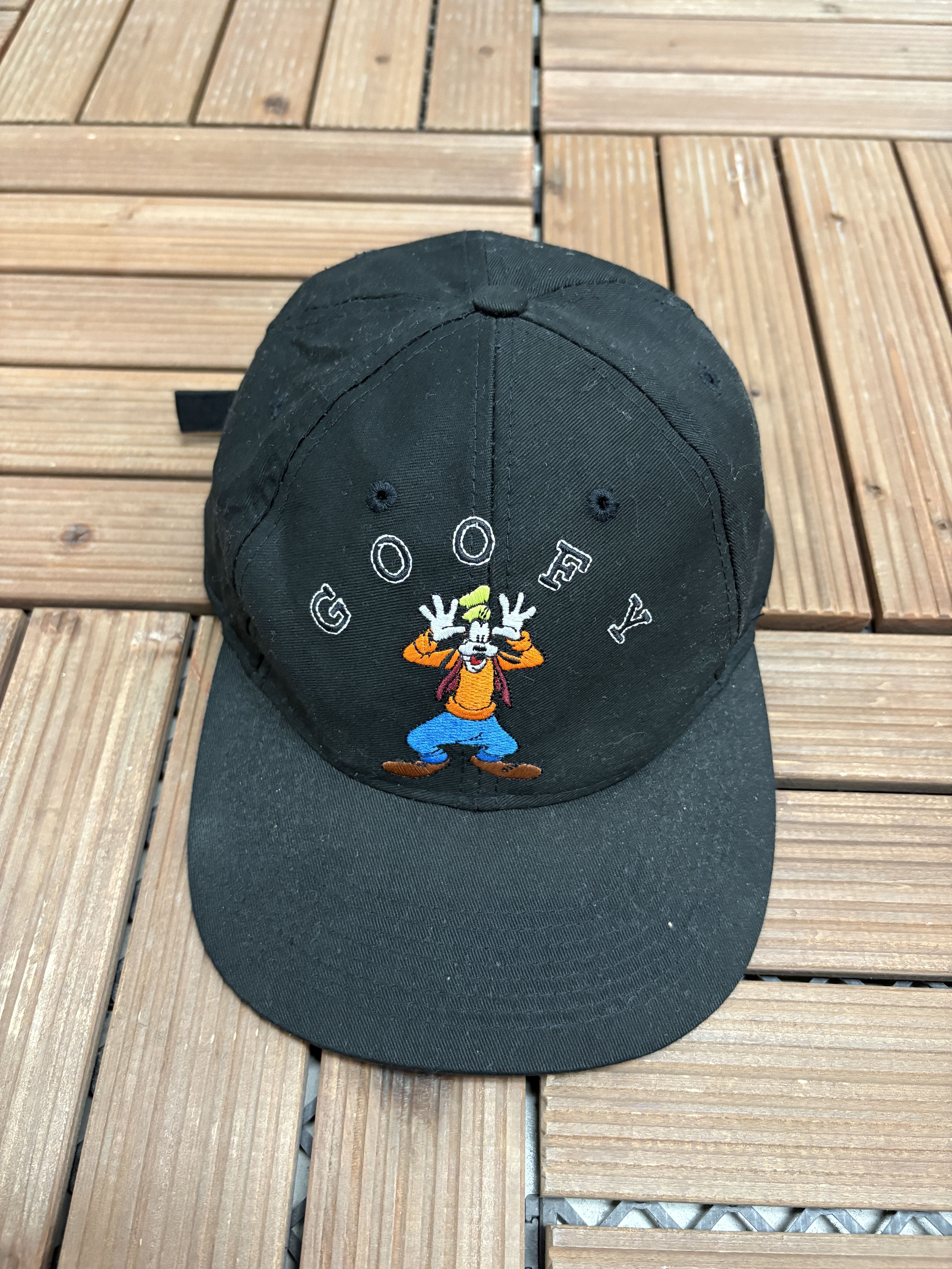 Vintage Goofy Embroidered Vintage Black Hat Cap Size ONE SIZE - 2 Thumbnail