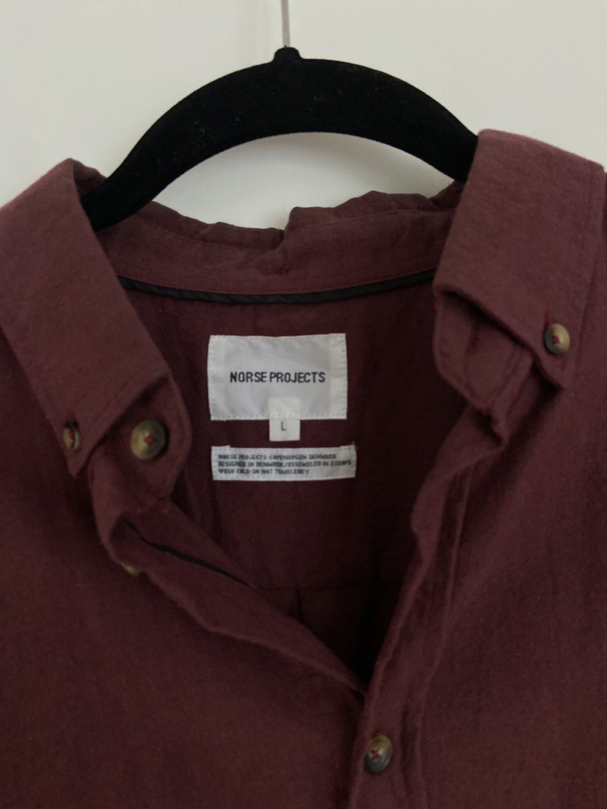Norse Projects Dark purple norse projects button down Size US L / EU 52-54 / 3 - 2 Thumbnail