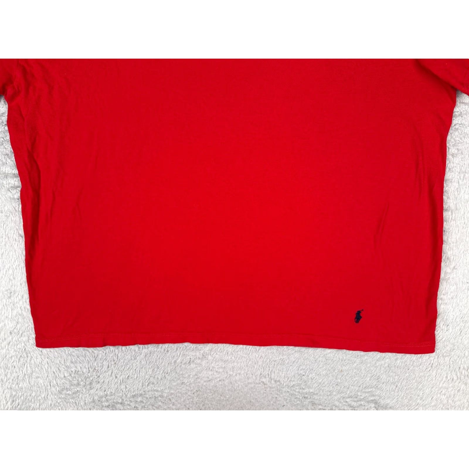 Ralph Lauren Polo Ralph Lauren Shirt Adult 2XL Red 100% Cotton Short Sleeve Crew Neck Pony Men’s T-Shirt Logo Vintage: No Size US XXL / EU 58 / 5 - 5 Thumbnail