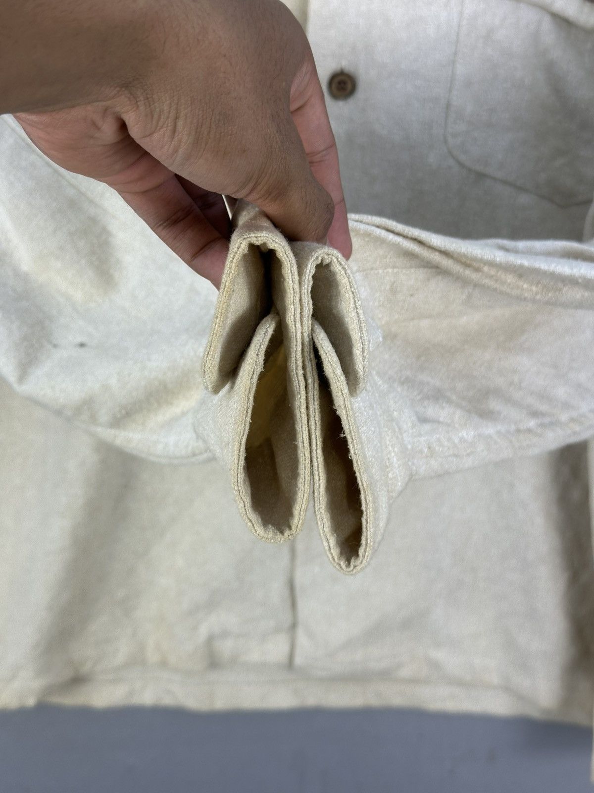 Japanese Brand Recipro Double Pocket Flannel Shirt Button Up Size US XL / EU 56 / 4 - 10 Thumbnail