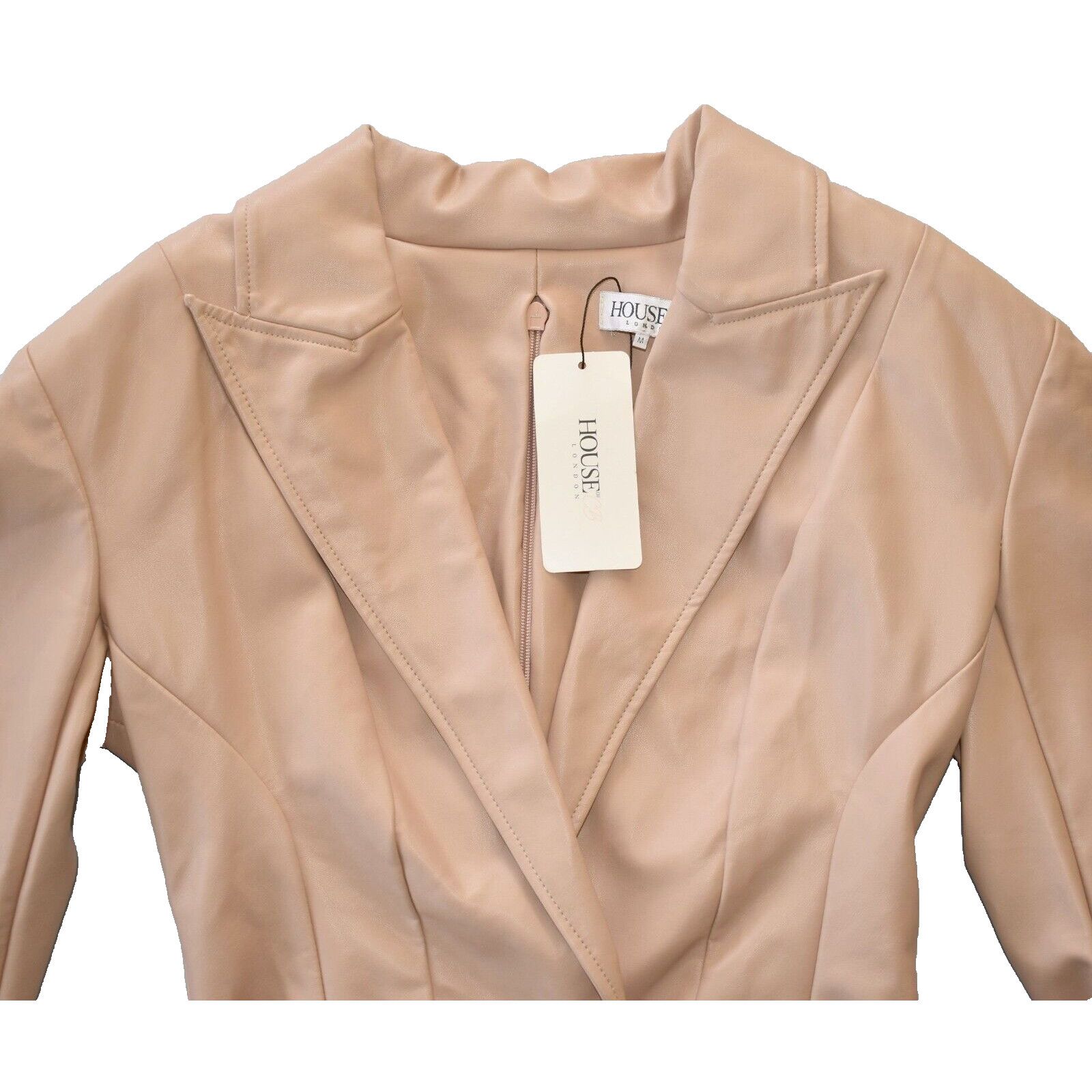 House of CB HOUSE OF CB LONDON Stretch Vegan Leather Bodysuit Jacket M Size M / US 6-8 / IT 42-44 - 6 Thumbnail