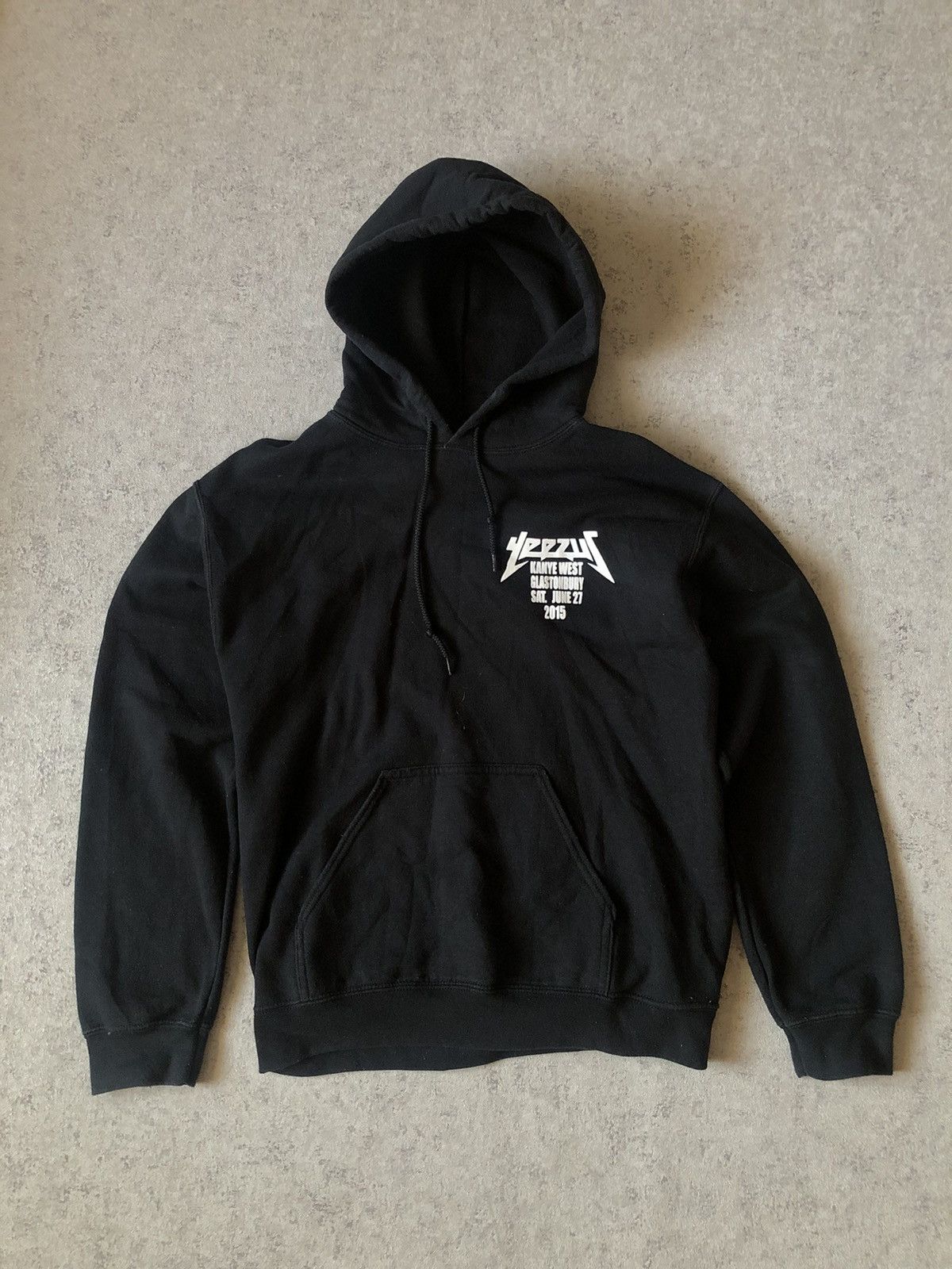Kanye West × Rap Tees YEEZUS KANYE WEST 2015 GLASTONBURY HOODIE Size US S / EU 44-46 / 1 - 2 Thumbnail