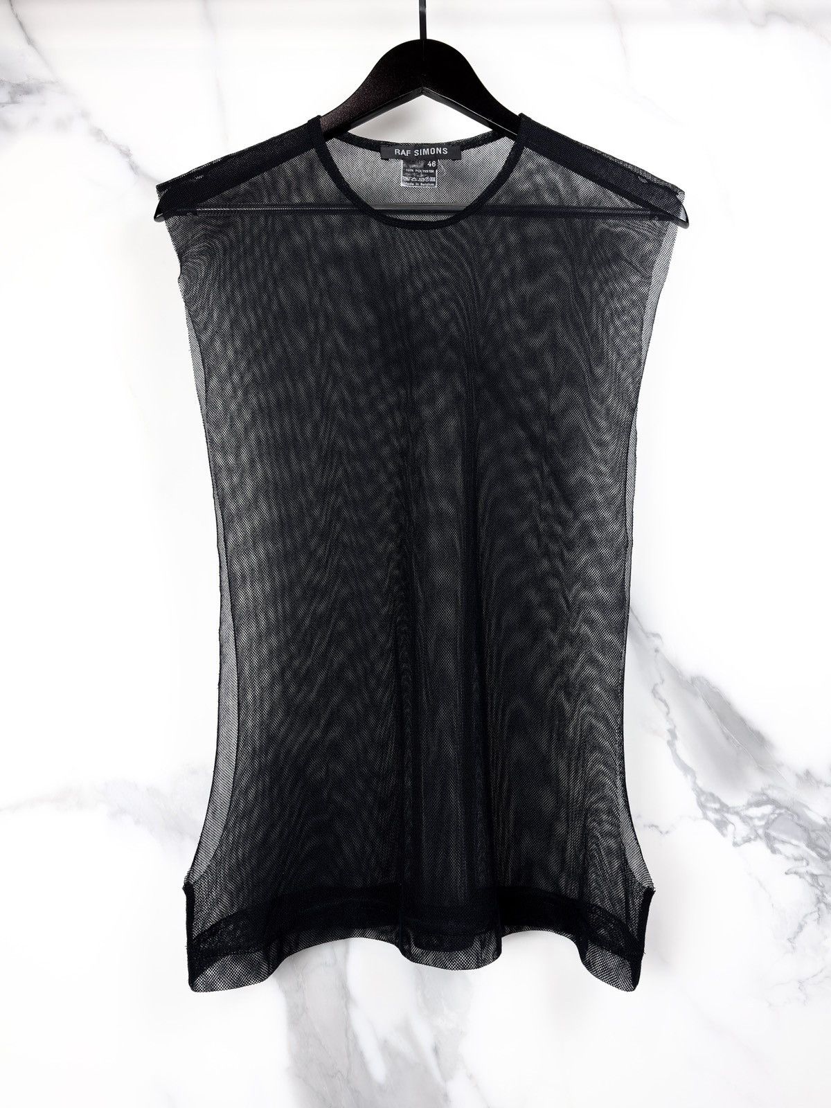 Raf Simons SS99 Raf Simons Kinetic Youth Mesh Tank Top Black Size US S / EU 44-46 / 1 - 1 Thumbnail