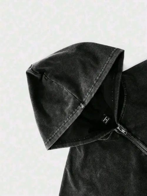 Japanese Brand Casual Faded Snow Flake Vintage Front Zip Hoodie sh Size US XXL / EU 58 / 5 - 4 Thumbnail