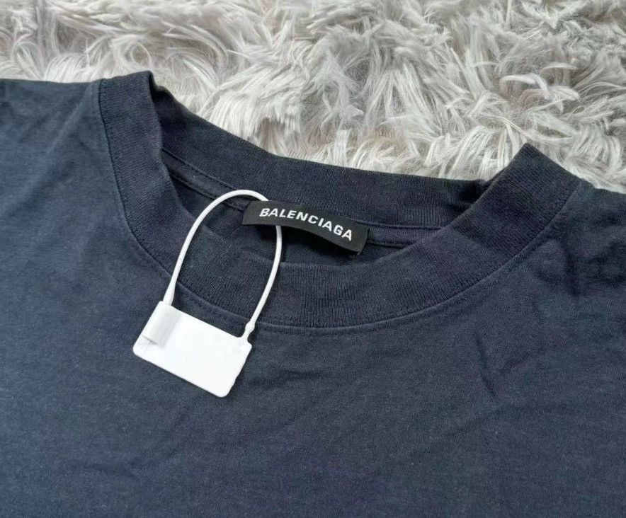 Balenciaga back badge short sleeved shirt 2410-Nextarrow