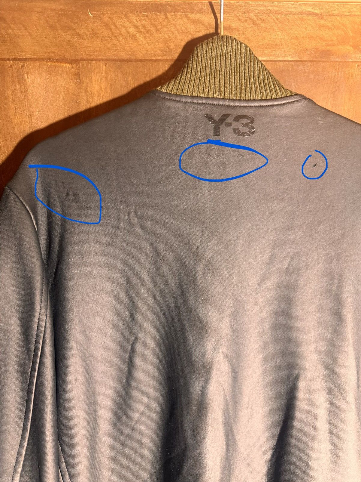 Yohji Yamamoto used yohji yamamoto black coated bomber jacket y3 M Size US M / EU 48-50 / 2 - 12 Thumbnail