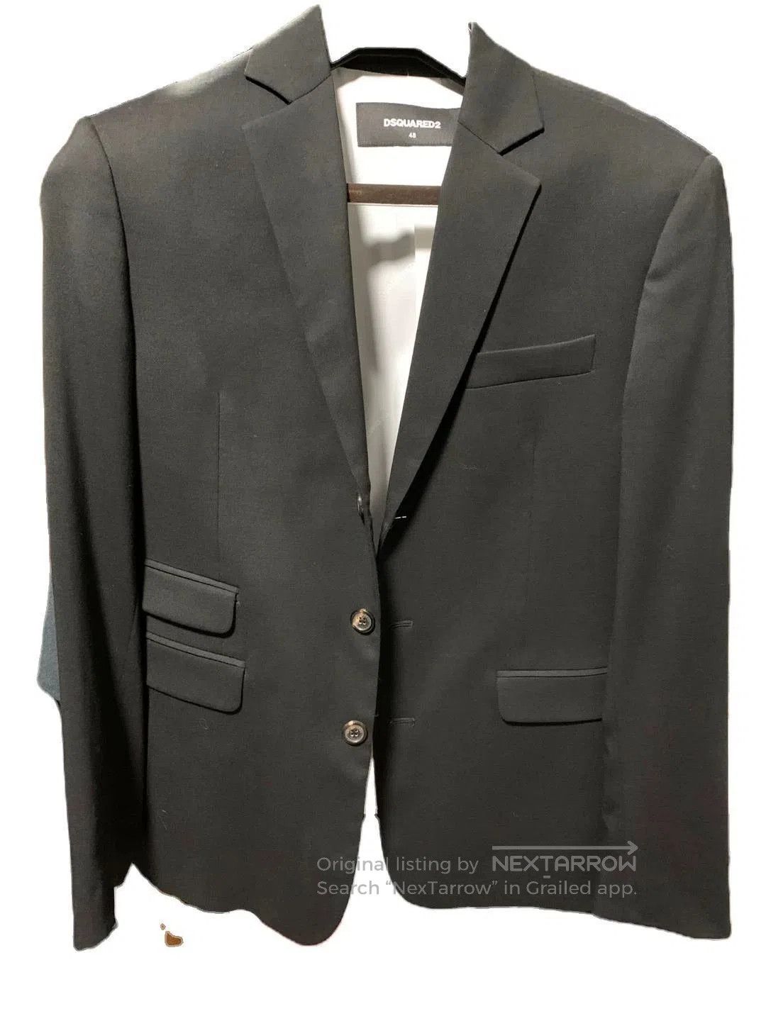 Dsquared2 Black Formal Blazer with Button Closure. Size US M / EU 48-50 / 2 - 1 Thumbnail