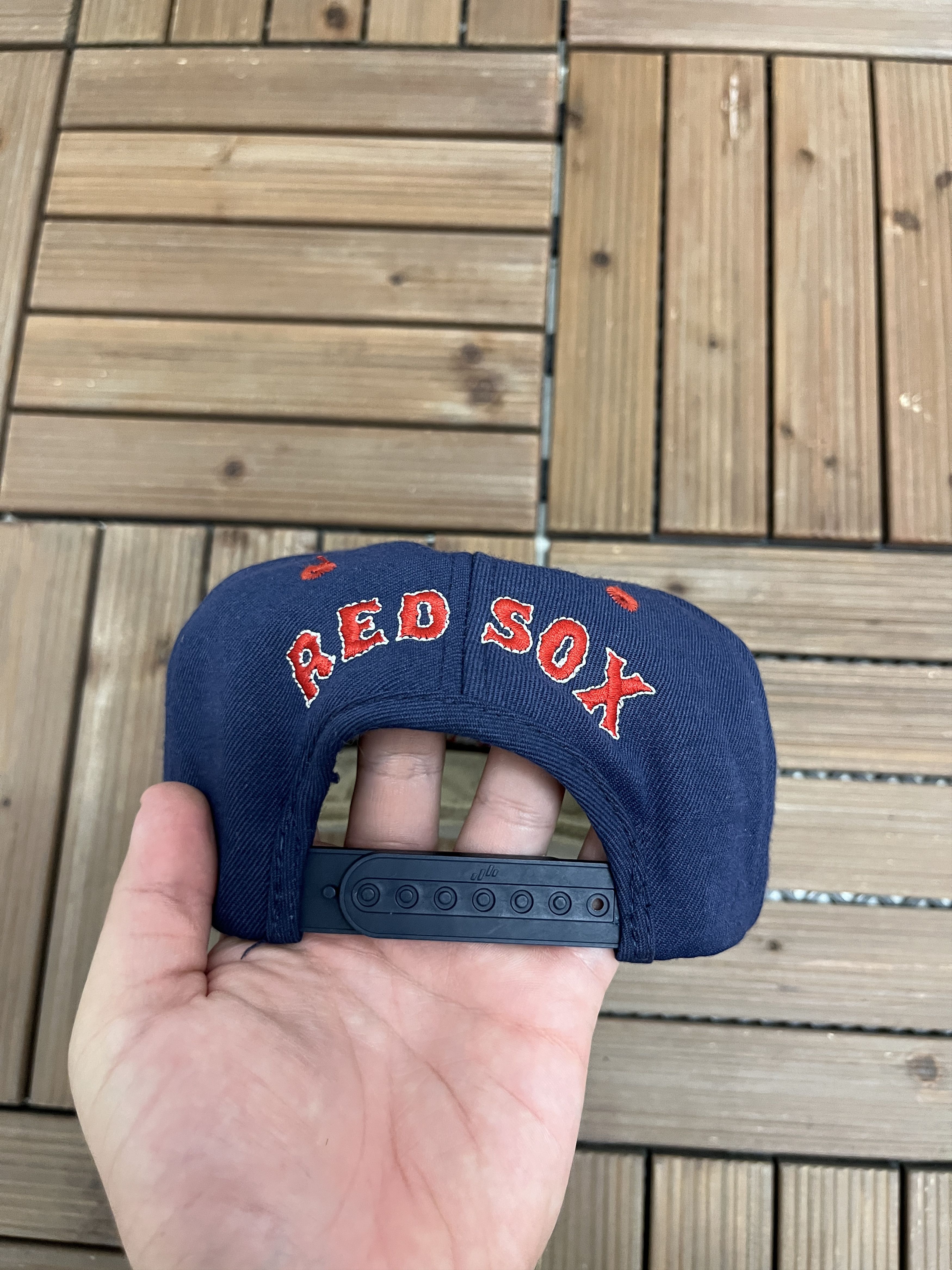 Vintage Boston Red Sox Vintage Snap Back Blue Hat Cap Size ONE SIZE - 5 Thumbnail