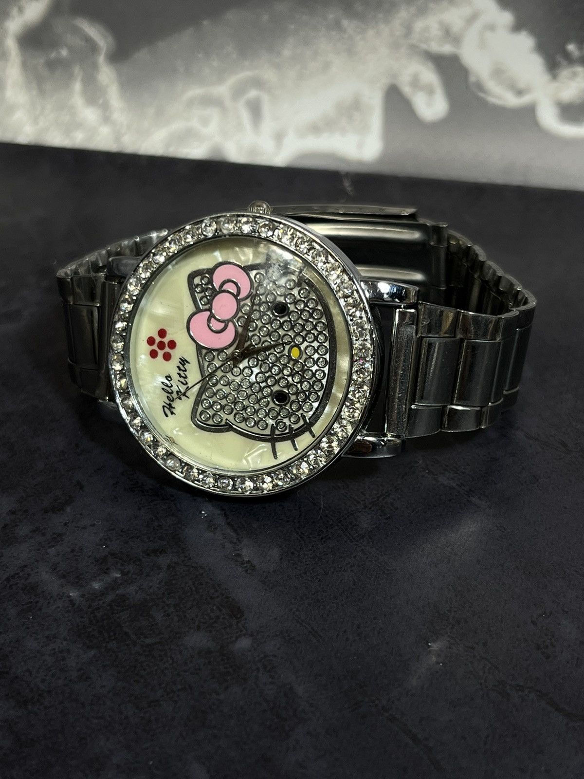 Jewelry Vintage Hello Kitty Crystal Watch Japanese Brand Size ONE SIZE - 12 Thumbnail