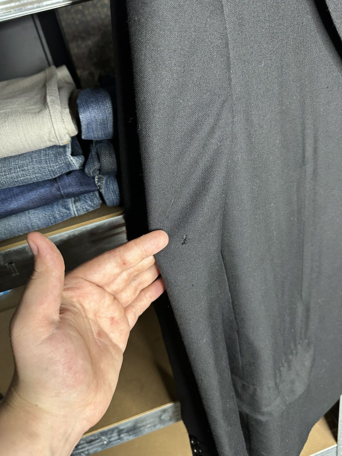 Kiton Kiton Napoli 100% Cashmere Blazer Sport Coat Black Size 58 Size 48L - 9 Thumbnail