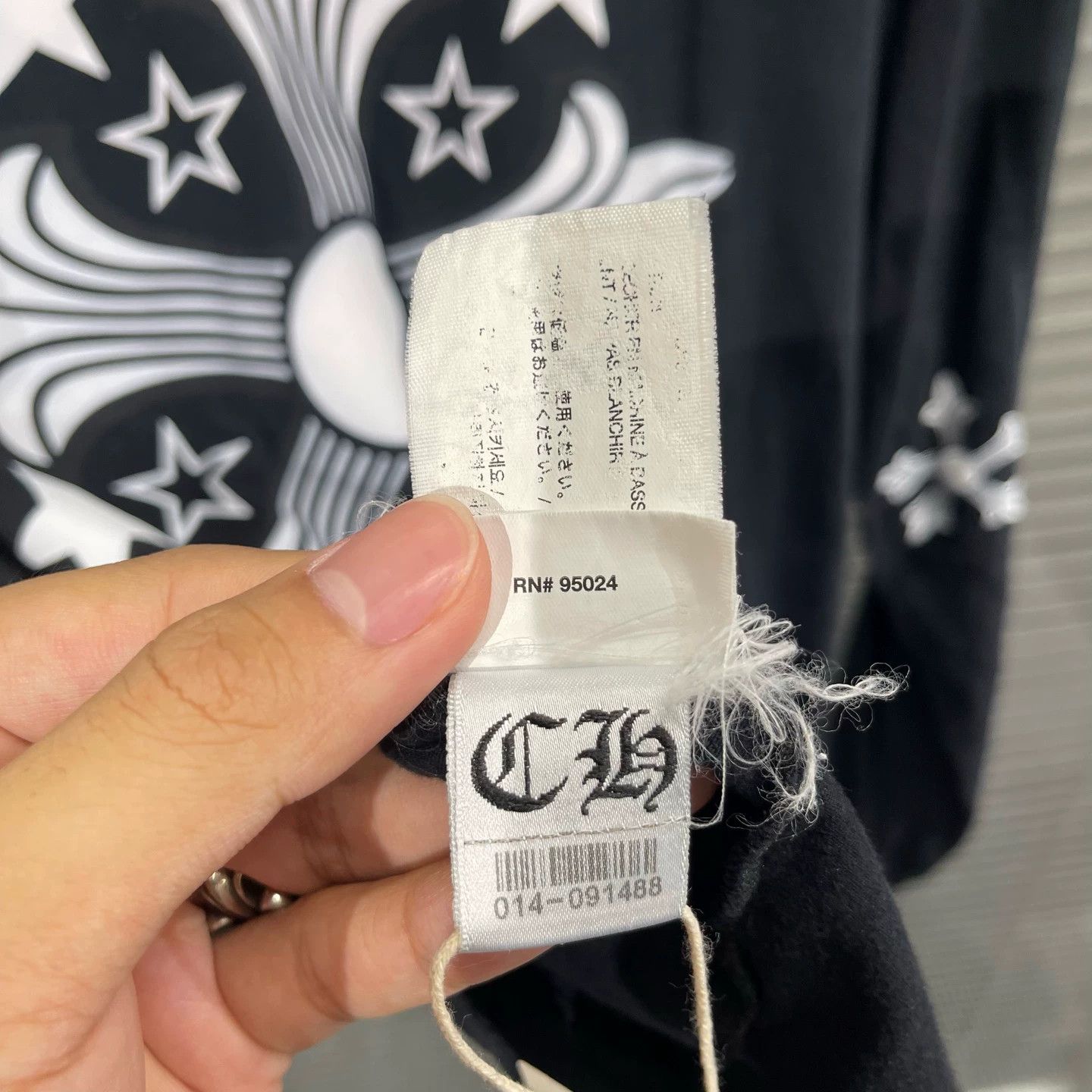 Chrome Hearts CH Pentagram Scroll Print Long Sleeve L 99 New Size US L / EU 52-54 / 3 - 8 Thumbnail