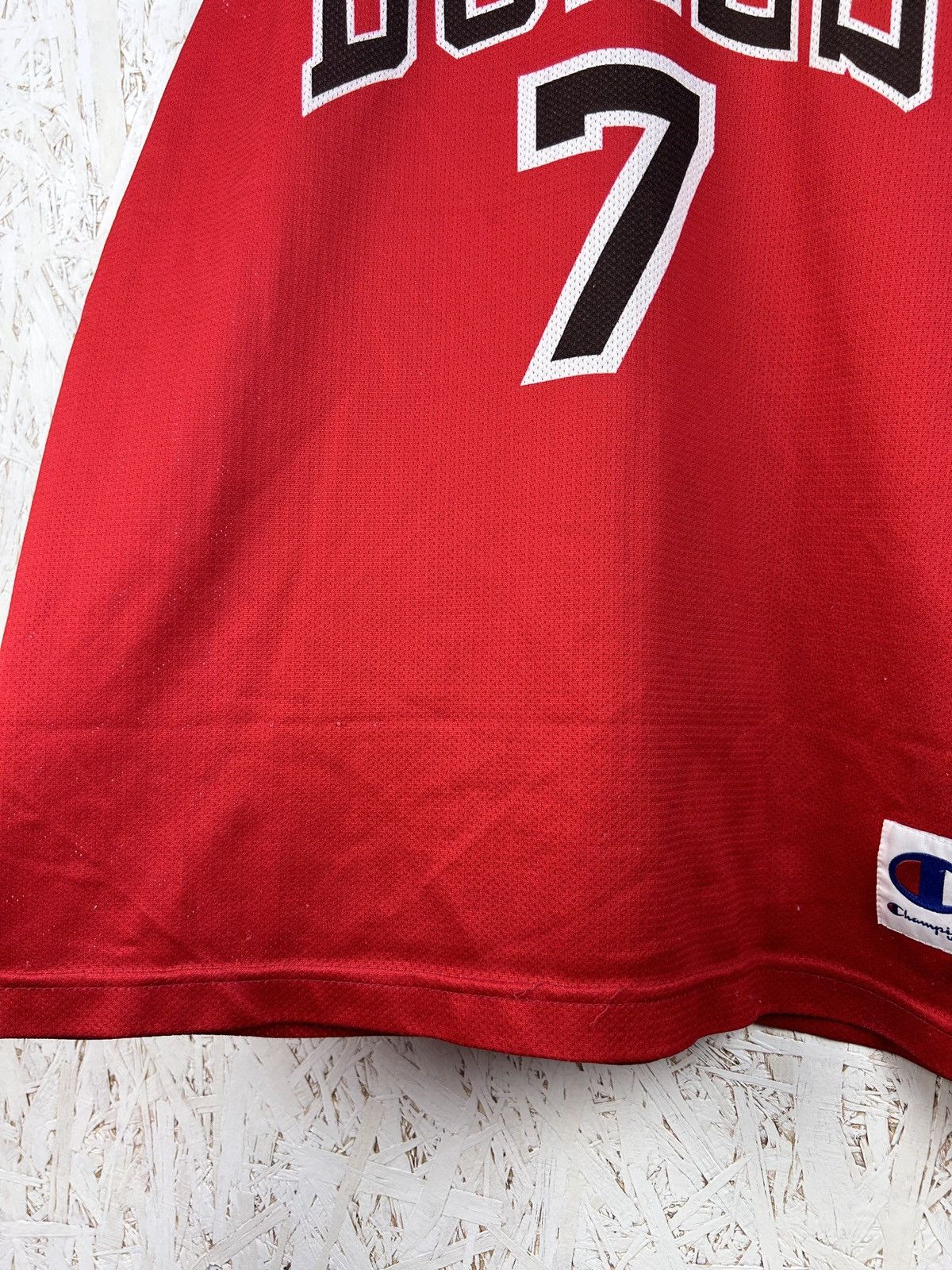 Champion 90s Vintage Champion Chicago Bulls #7 Kukoc Toni NBA Jersey Size US XL / EU 56 / 4 - 4 Thumbnail