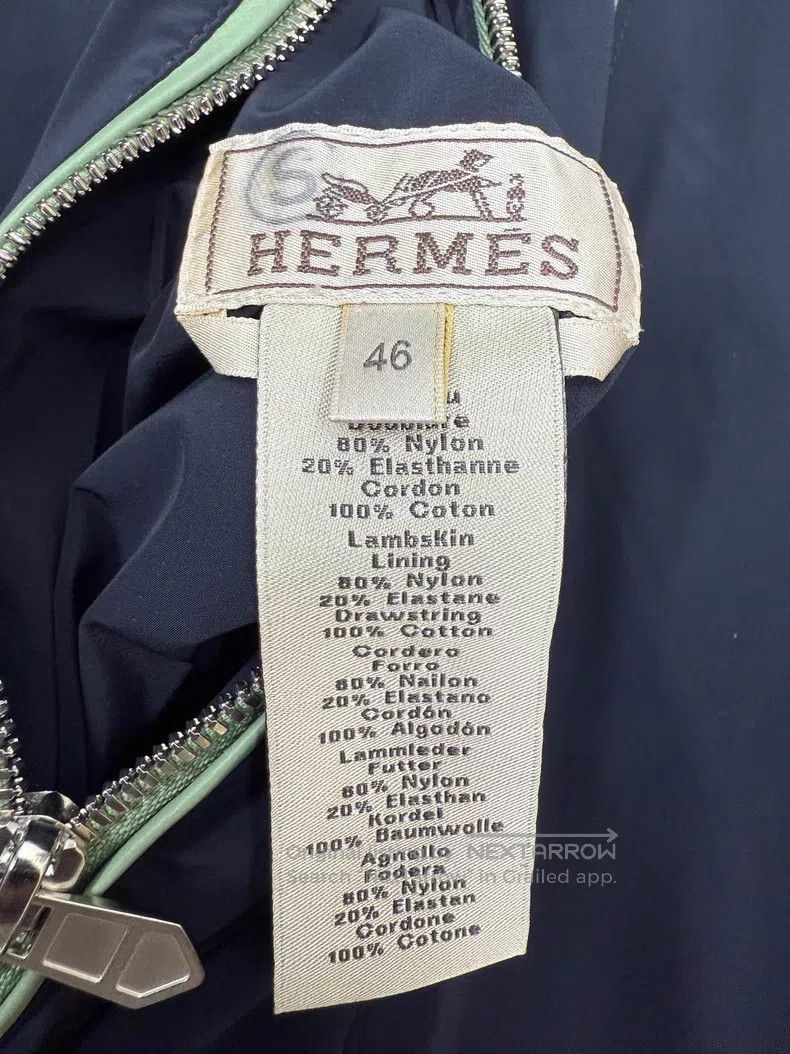 Hermes Hermes New Fall/Winter, Mint Green/Midnight Blue, Double-S Size US S / EU 44-46 / 1 - 8 Thumbnail